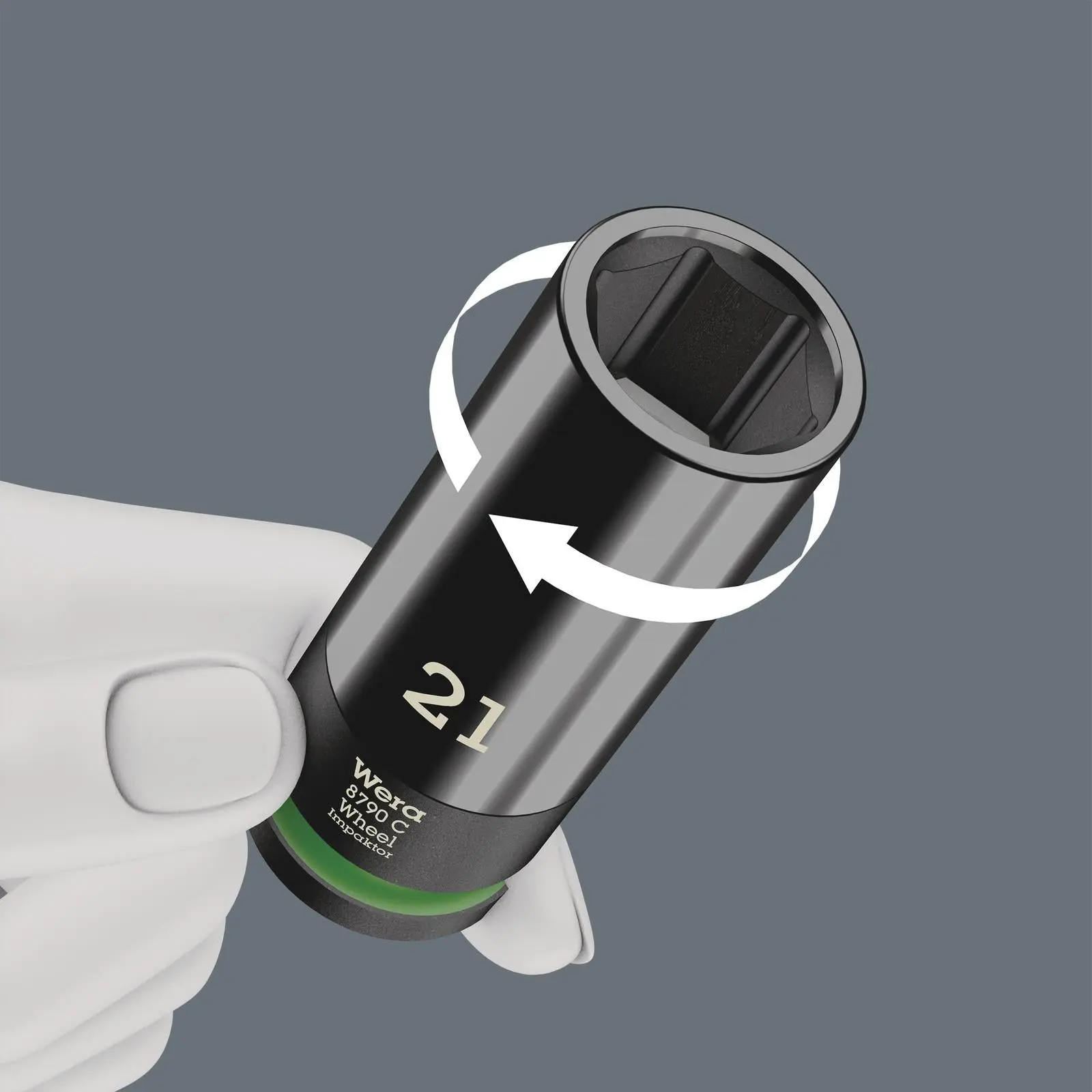 Wera Click Torque Lock C 3 Car Wheel Change Set 1 Reversible Ratchet Torque Wrench 6 Pieces - Image 8