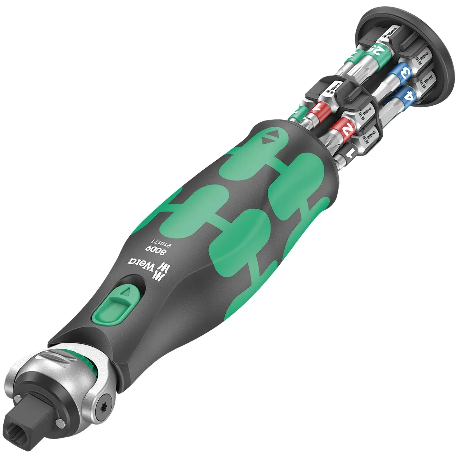 Wera Compact Screwdriver Socket Wrench Zyklop Pocket Set 1 13 Pieces 8009 3/8" Drive 1/4" Hex - Image 5