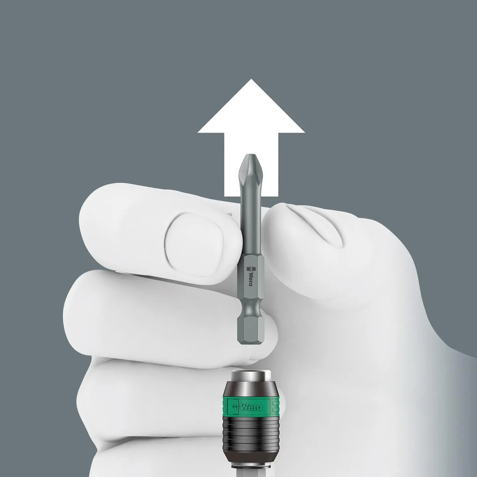 Wera Countersink Bit Set 1-Flute 8 Piece 845/8 with Screwdriver and Rapidaptor Bit Holder - Image 11