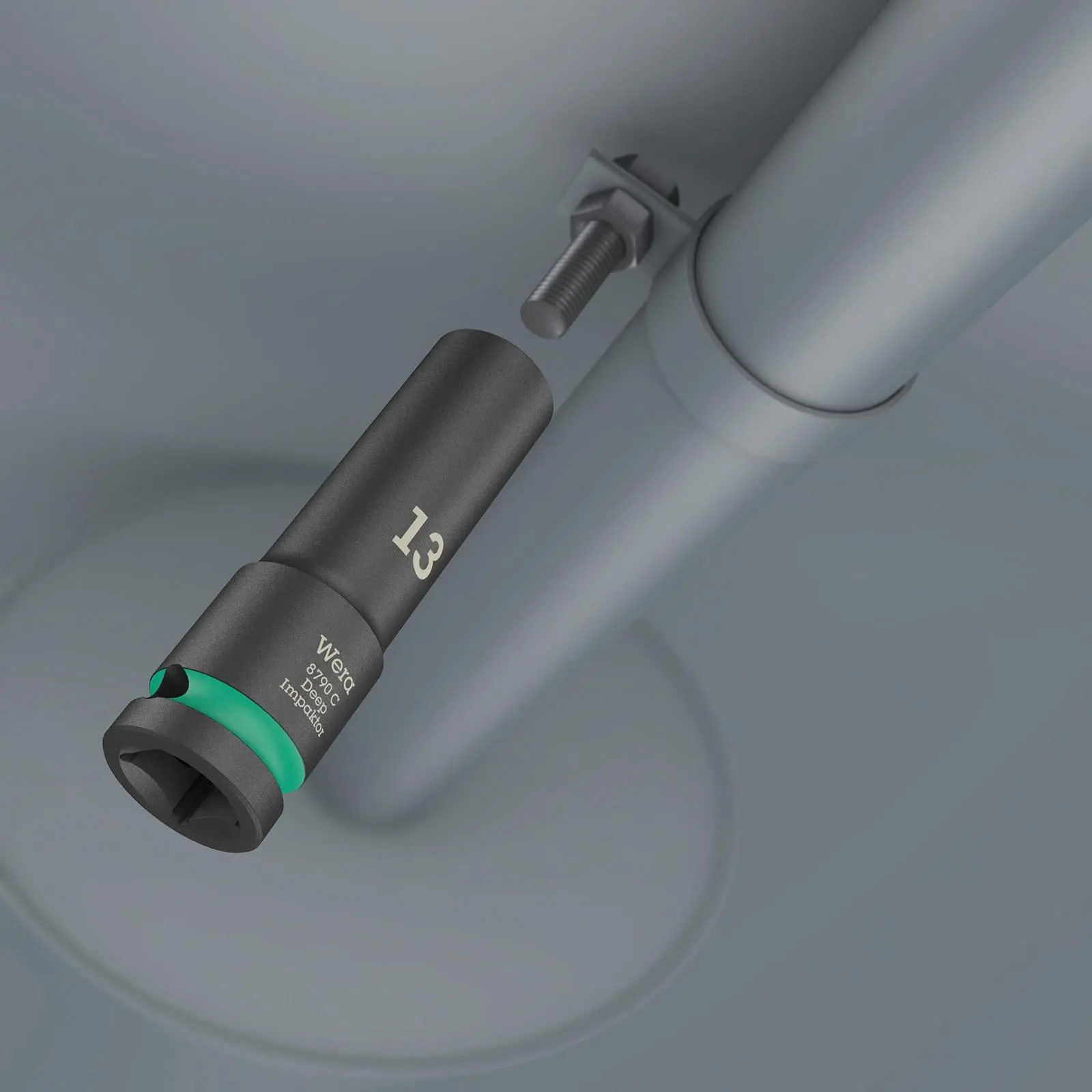 Wera Deep Impact Socket Impaktor with 1/2" Drive Zyklop 8790 C 24mm x 83mm - Image 5