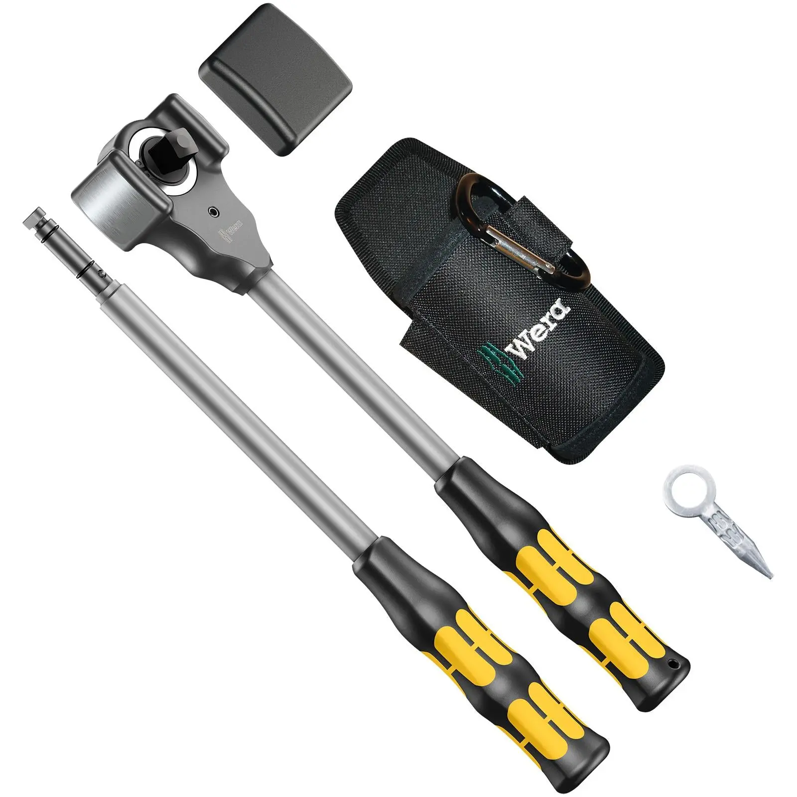 Wera Heavy Duty Ratchet Wrench 1/2" Drive KOLOSS 8002 C All Inclusive Set 5 Pieces - Image 4