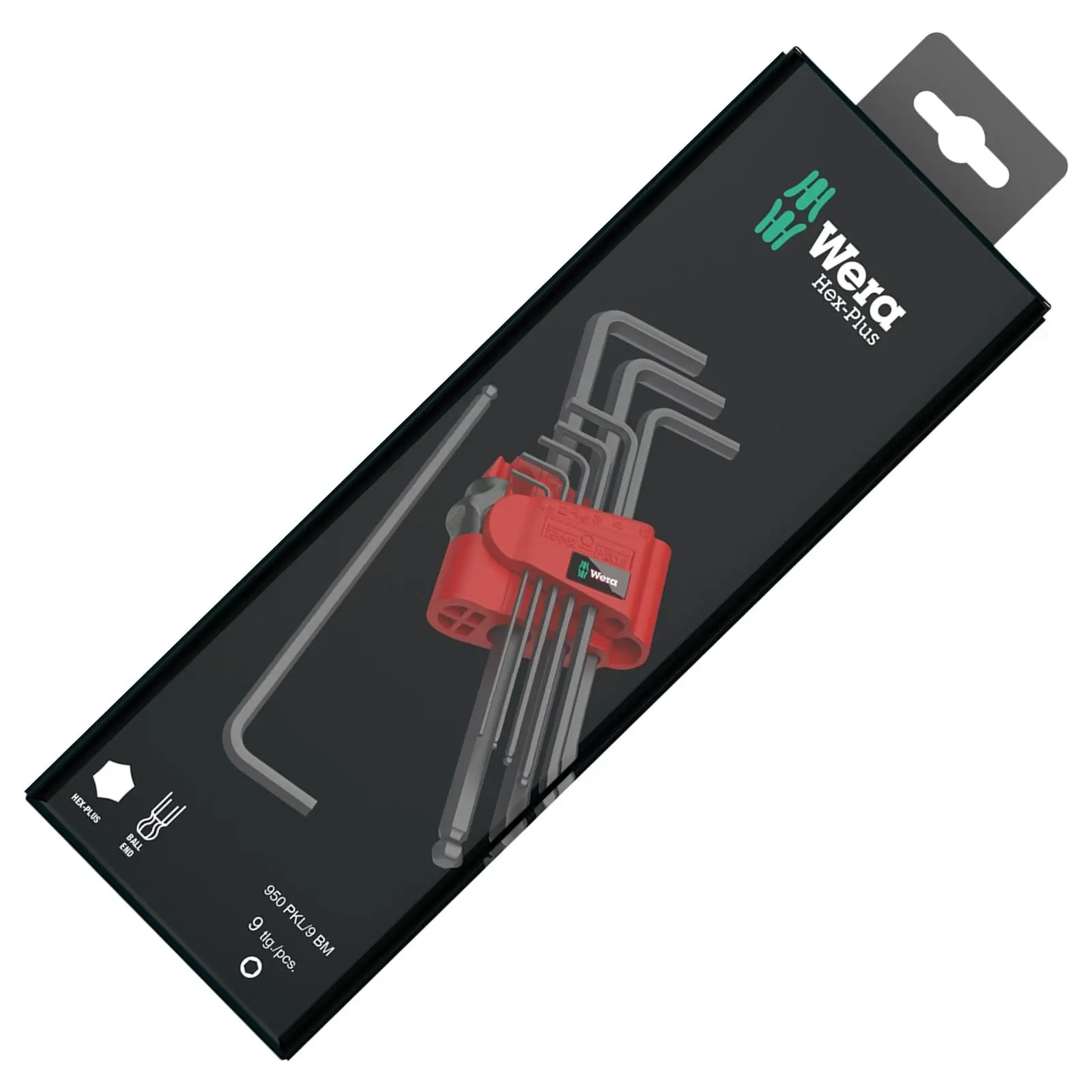 Wera Hex Key Set 950/9 Hex Plus 6 SB L-Key Set Metric BlackLaser 9 Piece 1.5-10mm - Image 7