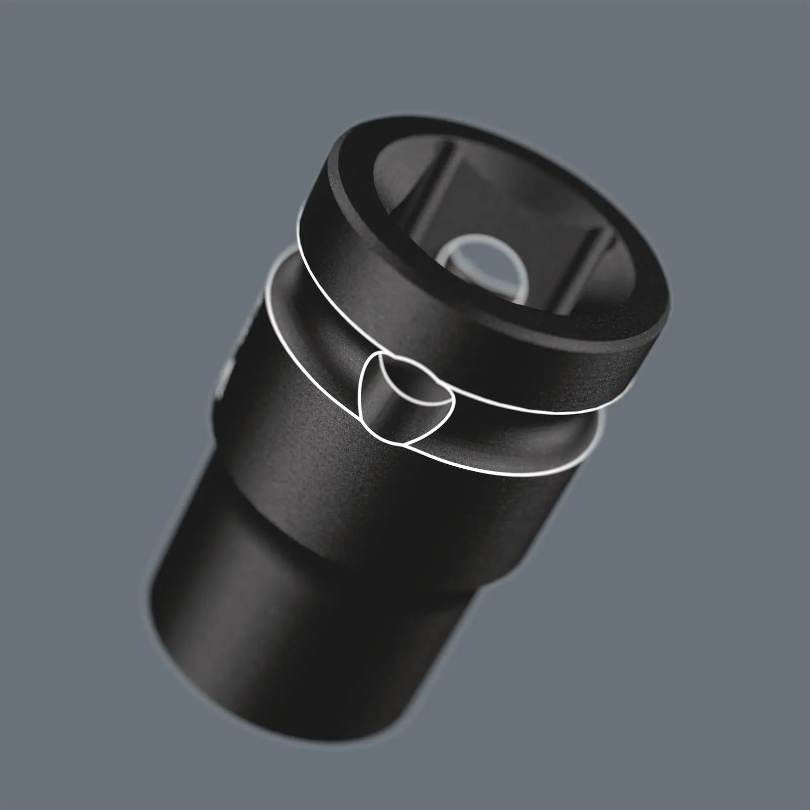 Wera Impact Socket Set 3/8" Drive 10 Piece 9607 Magnetic Rail B Impaktor 1 Metric 10-24mm - Image 6