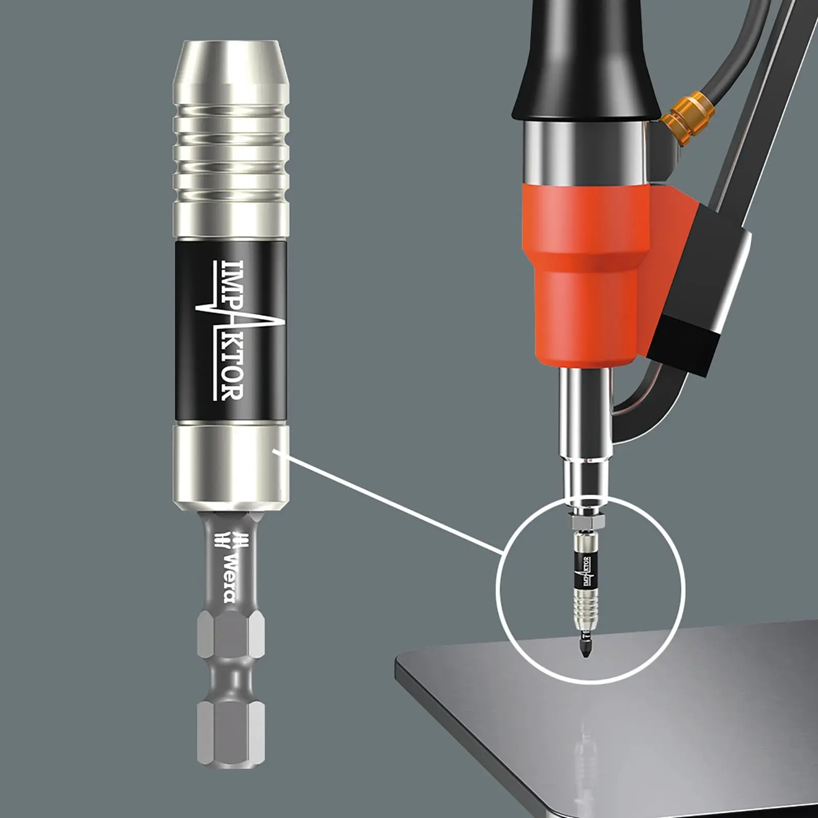 Wera Impaktor Bit Box PZ2 x 15 Bits Plus 897/4 Impaktor Magnetic Bit Holder 1/4" Hex - Image 8
