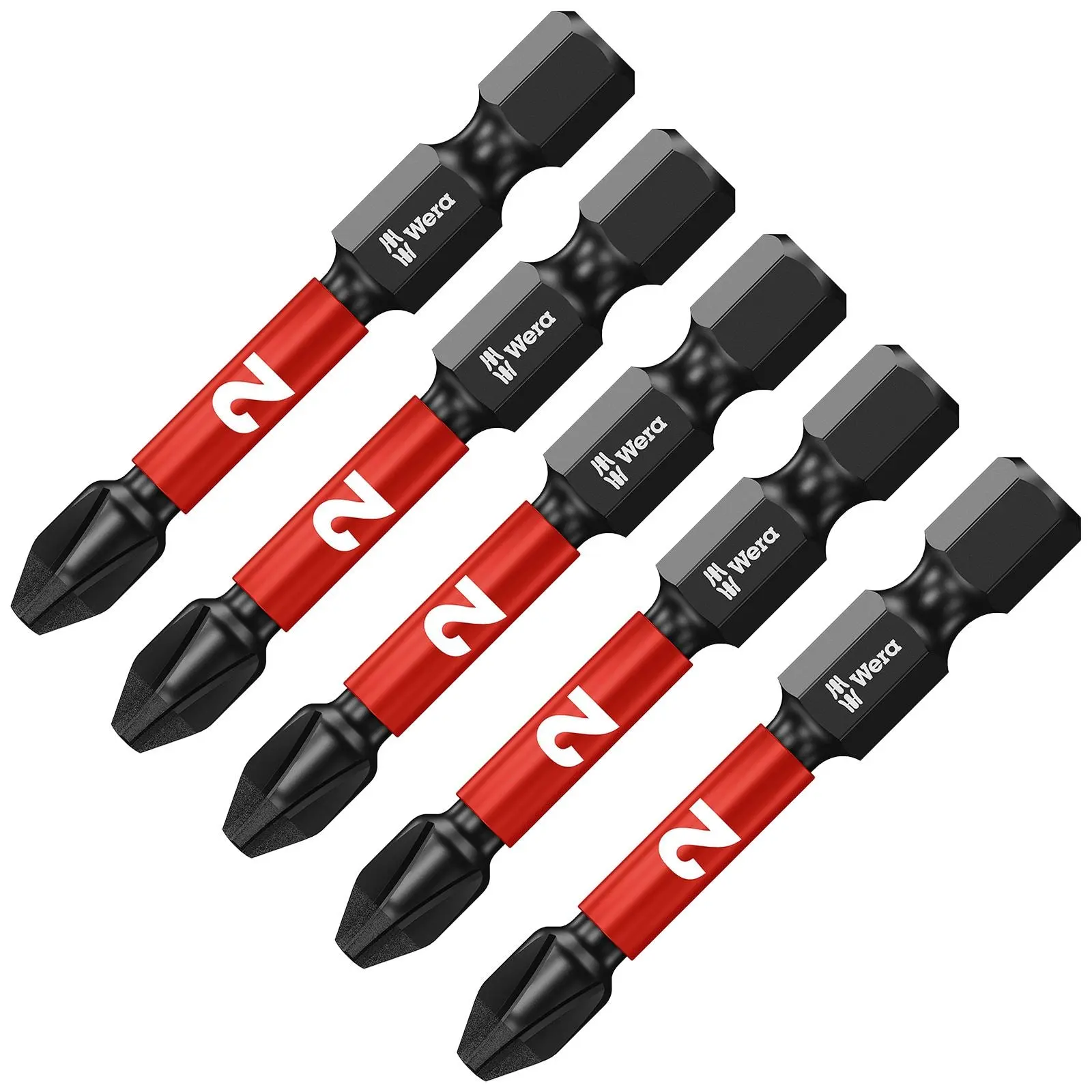 Wera Impaktor Impact Screwdriver Bits Pozi Phillips Torx Hex 25mm 50mm Length - Image 20