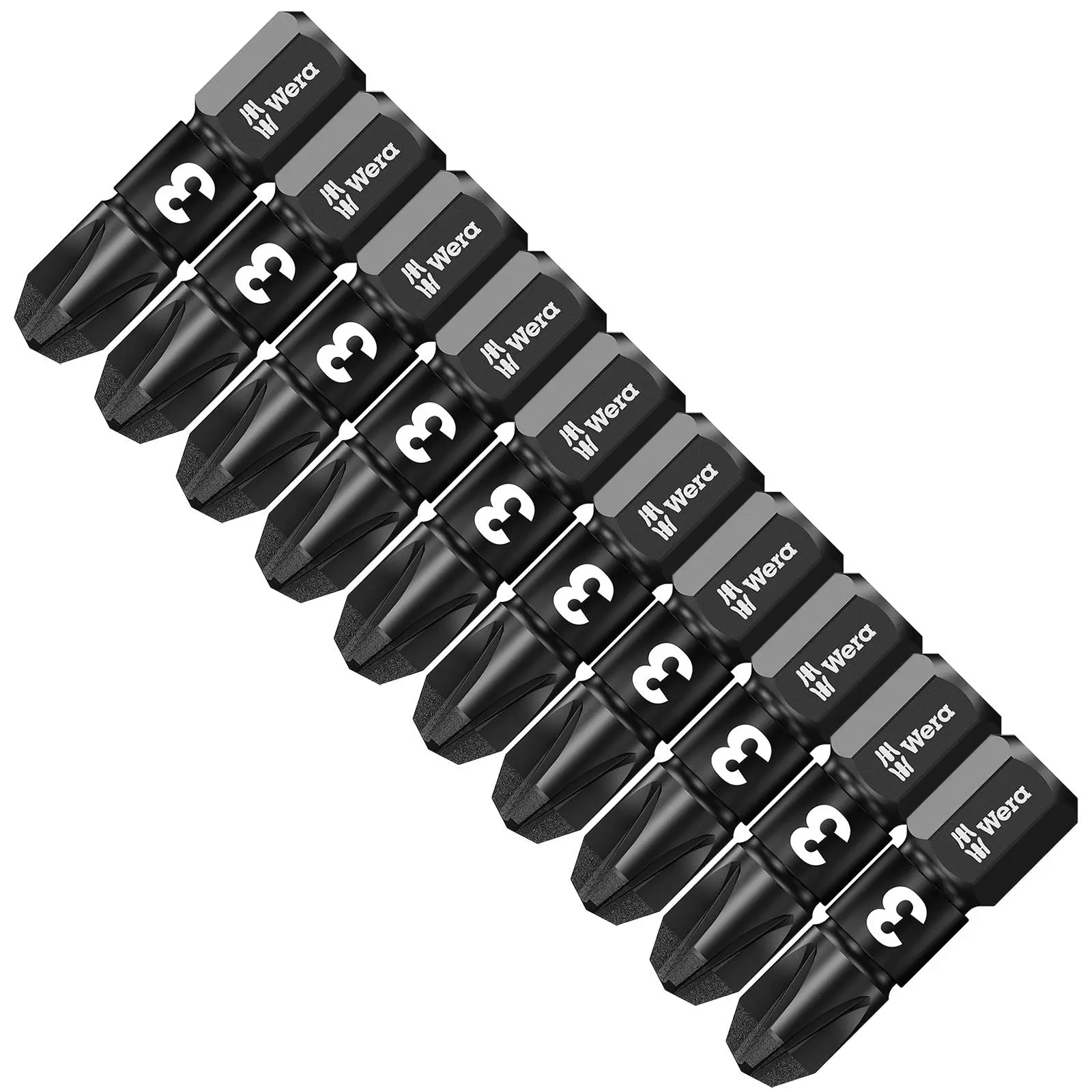 Wera Impaktor Impact Screwdriver Bits Pozi Phillips Torx Hex 25mm 50mm Length - Image 40