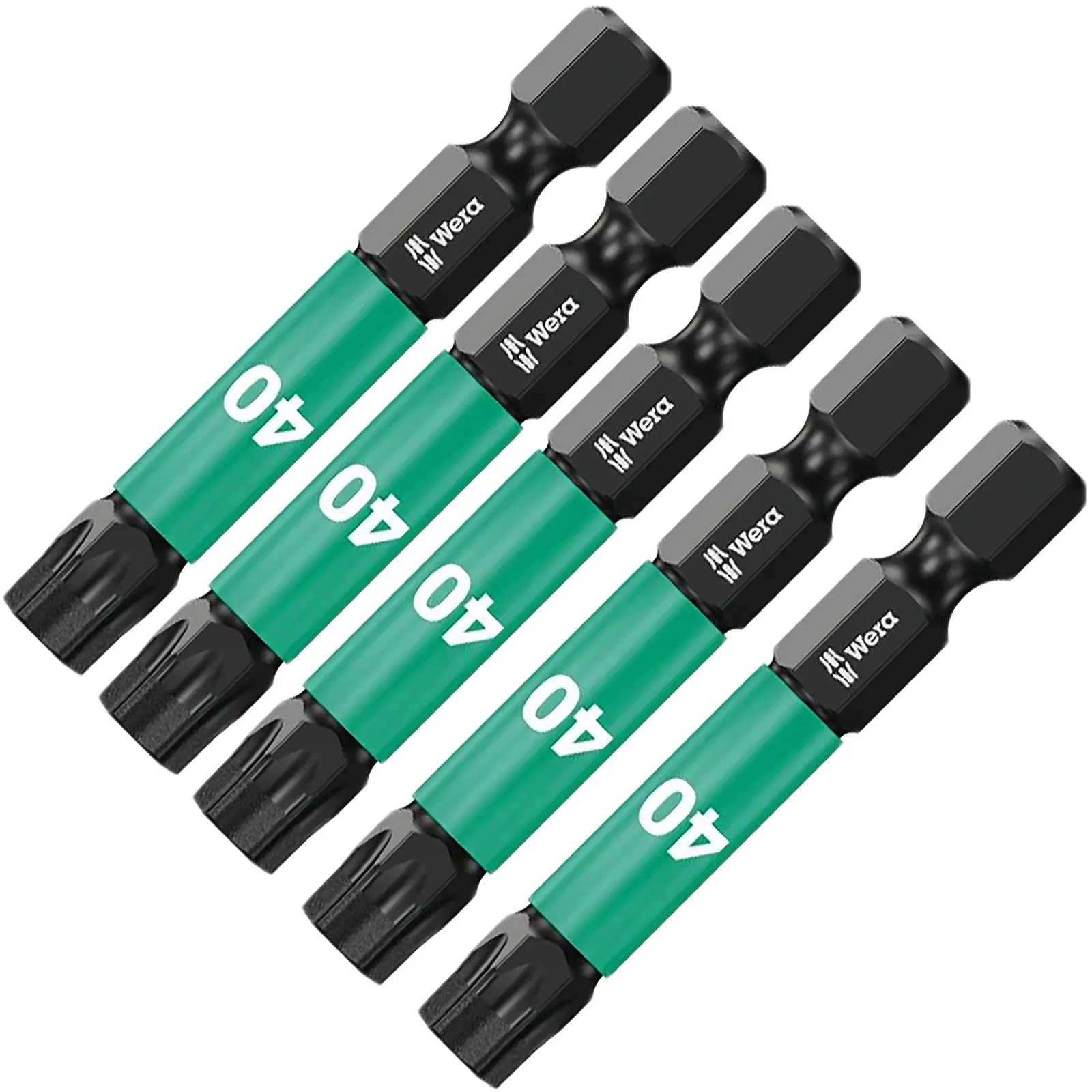 Wera Impaktor Impact Screwdriver Bits Pozi Phillips Torx Hex 25mm 50mm Length - Image 8