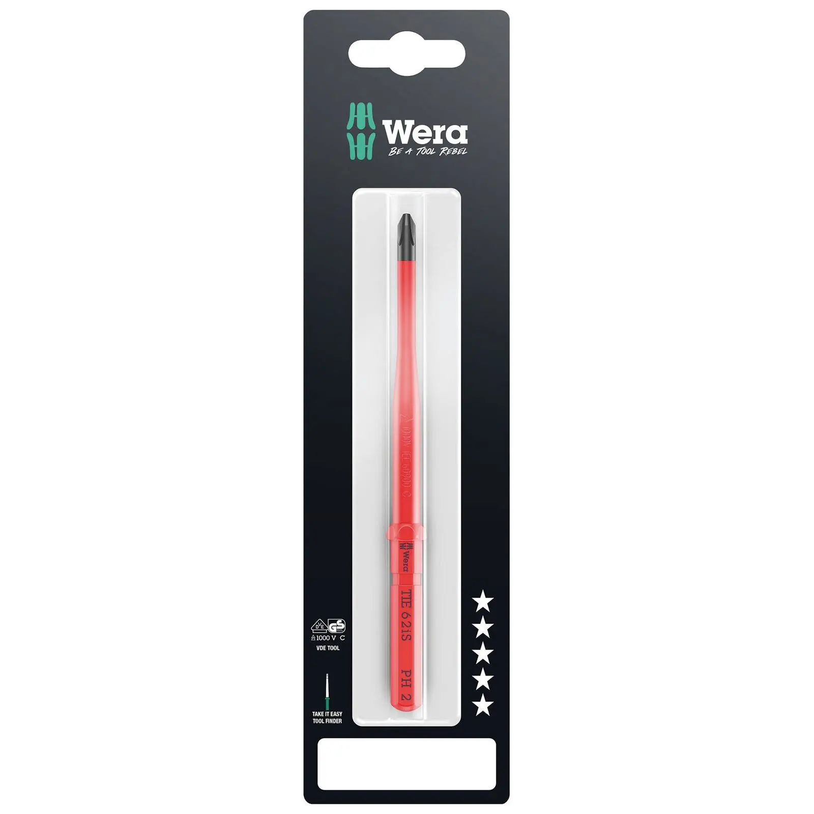 Wera Interchangeable Screwdriver Blade Kraftform Kompakt VDE Take It Easy SB Colour Coded - Choose Size - Image 23