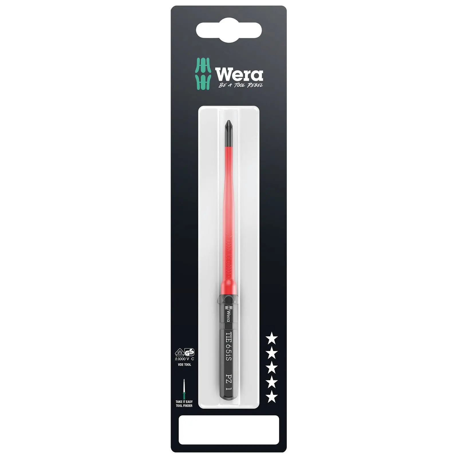 Wera Interchangeable Screwdriver Blade Kraftform Kompakt VDE Take It Easy SB Colour Coded - Choose Size - Image 24