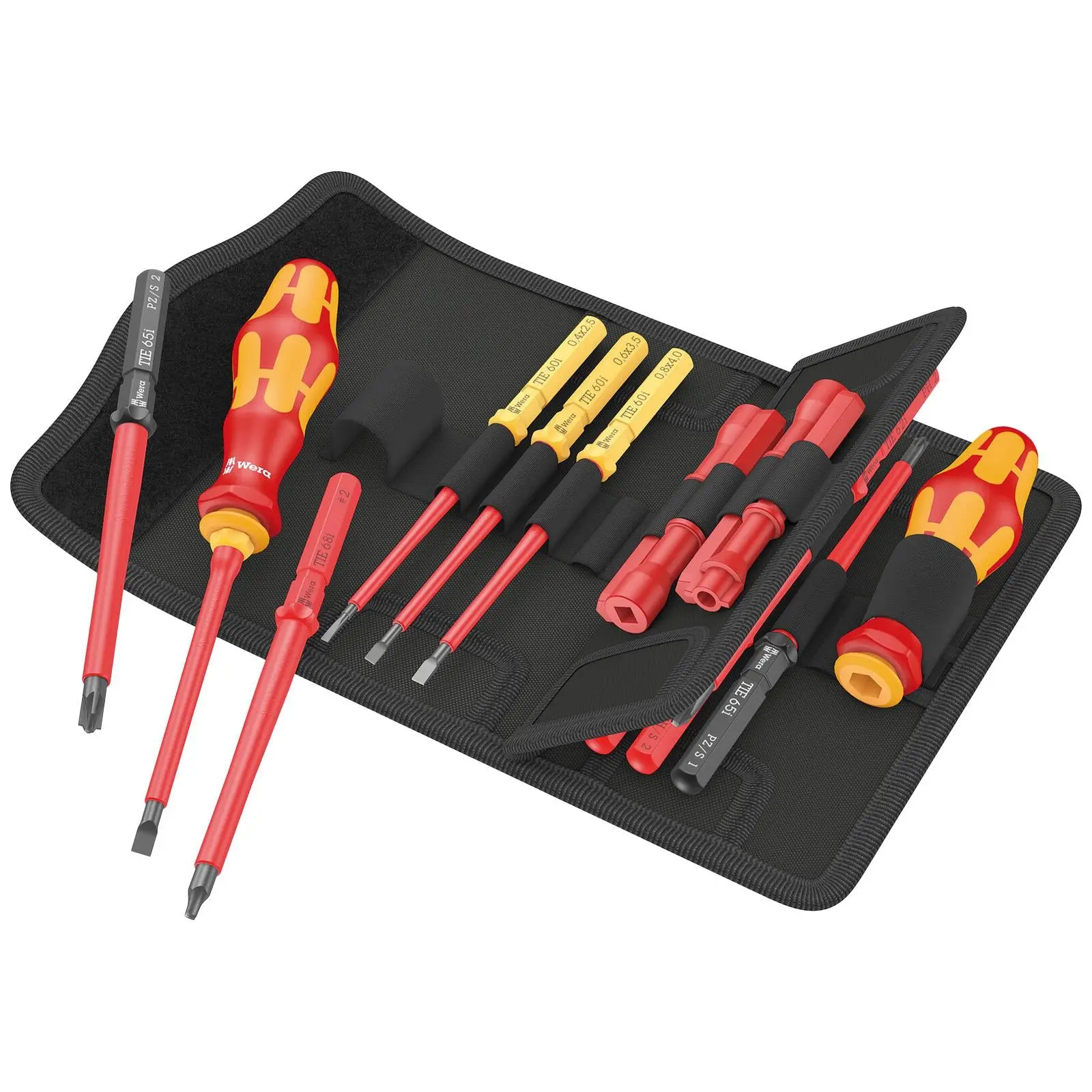 Wera Interchangeable VDE Screwdriver Set Kraftform Kompakt VDE 18 Imperial 1 Tool Finder 18 Pieces - Image 3