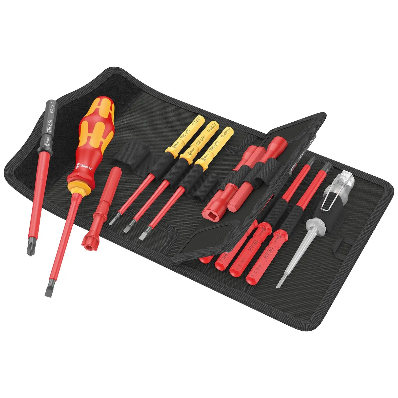 Wera Interchangeable VDE Screwdriver Set Kraftform Kompakt VDE 18 Universal 1 Tool Finder 18 Pieces - Image 3