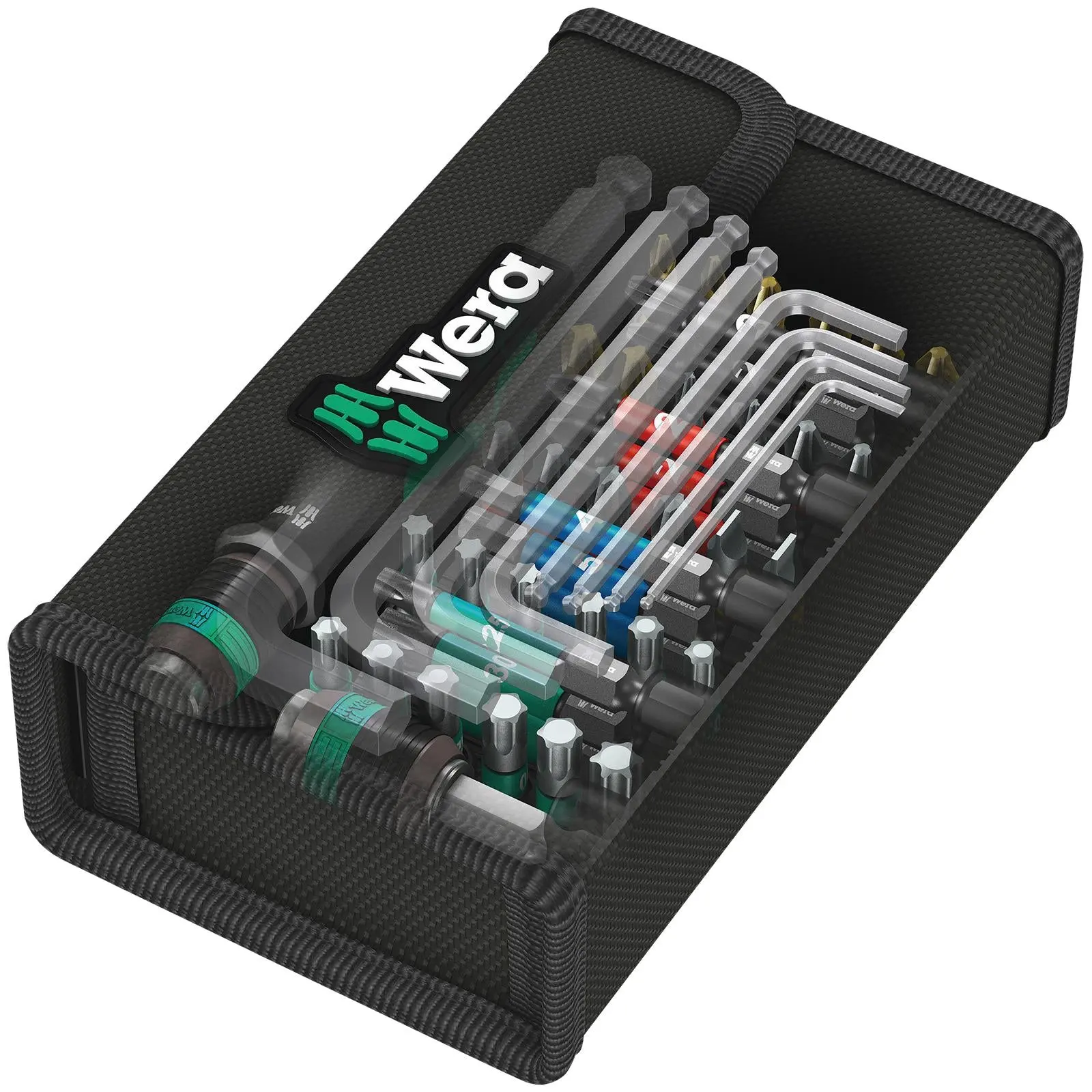 Wera Kraftform Kompakt 100 Compact Screwdriver Bit Service Kit Set 52 Piece - Image 3