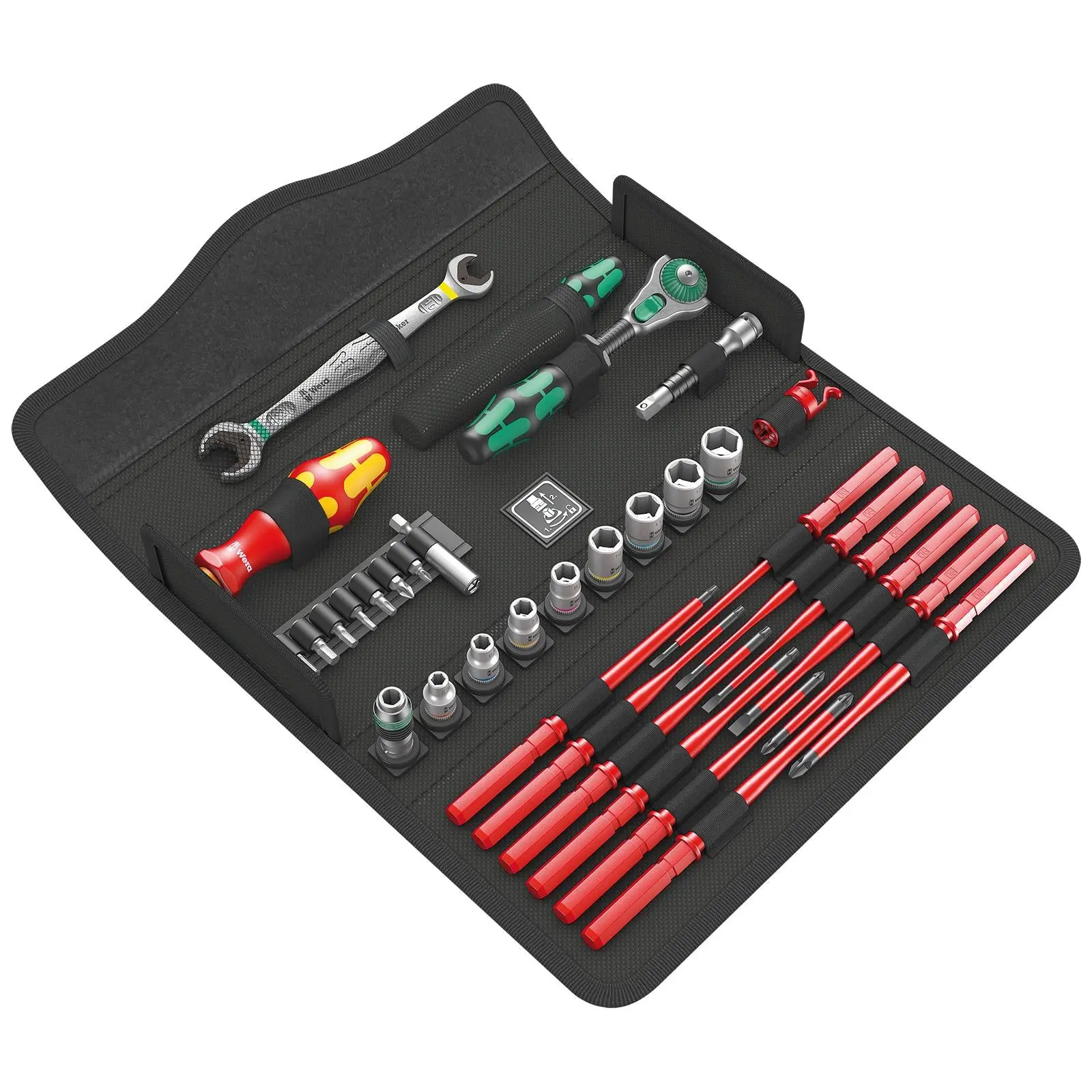 Wera Maintenance Set Ratchet Screwdriver Socket Kit Kraftform Kompakt W 2 35 Pieces - Image 2