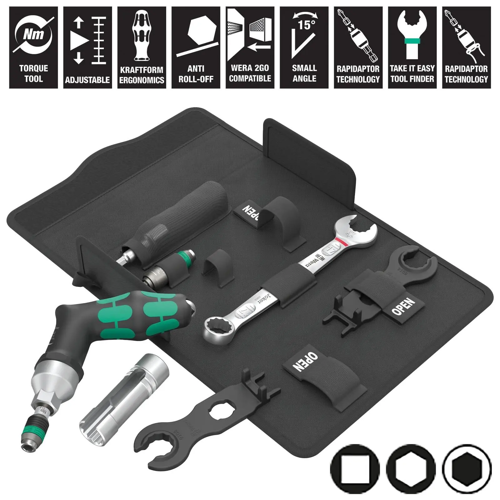 Wera MC4 Solar Installation Kit 9524 Photovoltaic Mounting Tool Set 1 7 Pieces