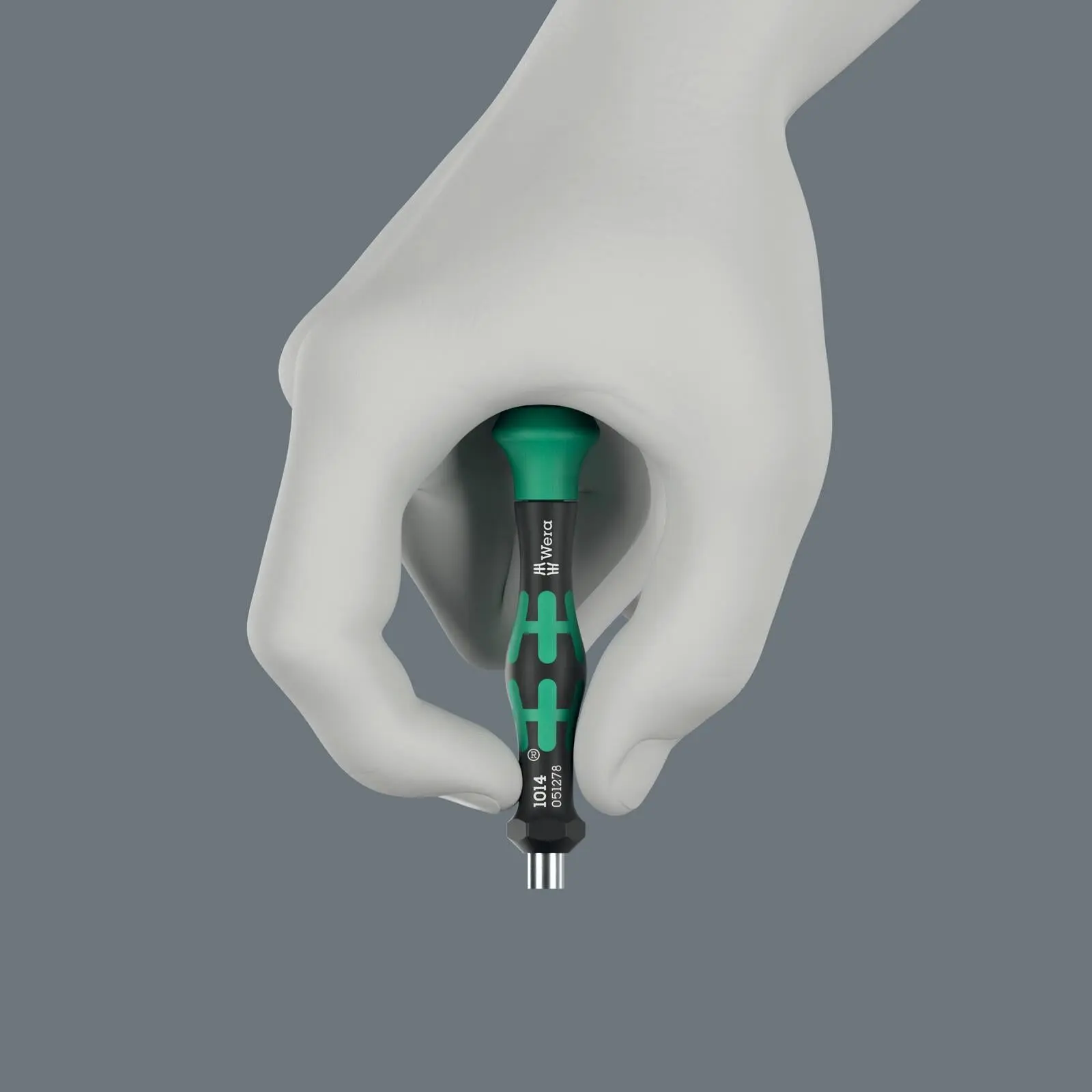 Wera Micro Bit Holding Precision Screwdriver 1014 Kraftform Micro for 4mm Hex Drive Bits - Image 2