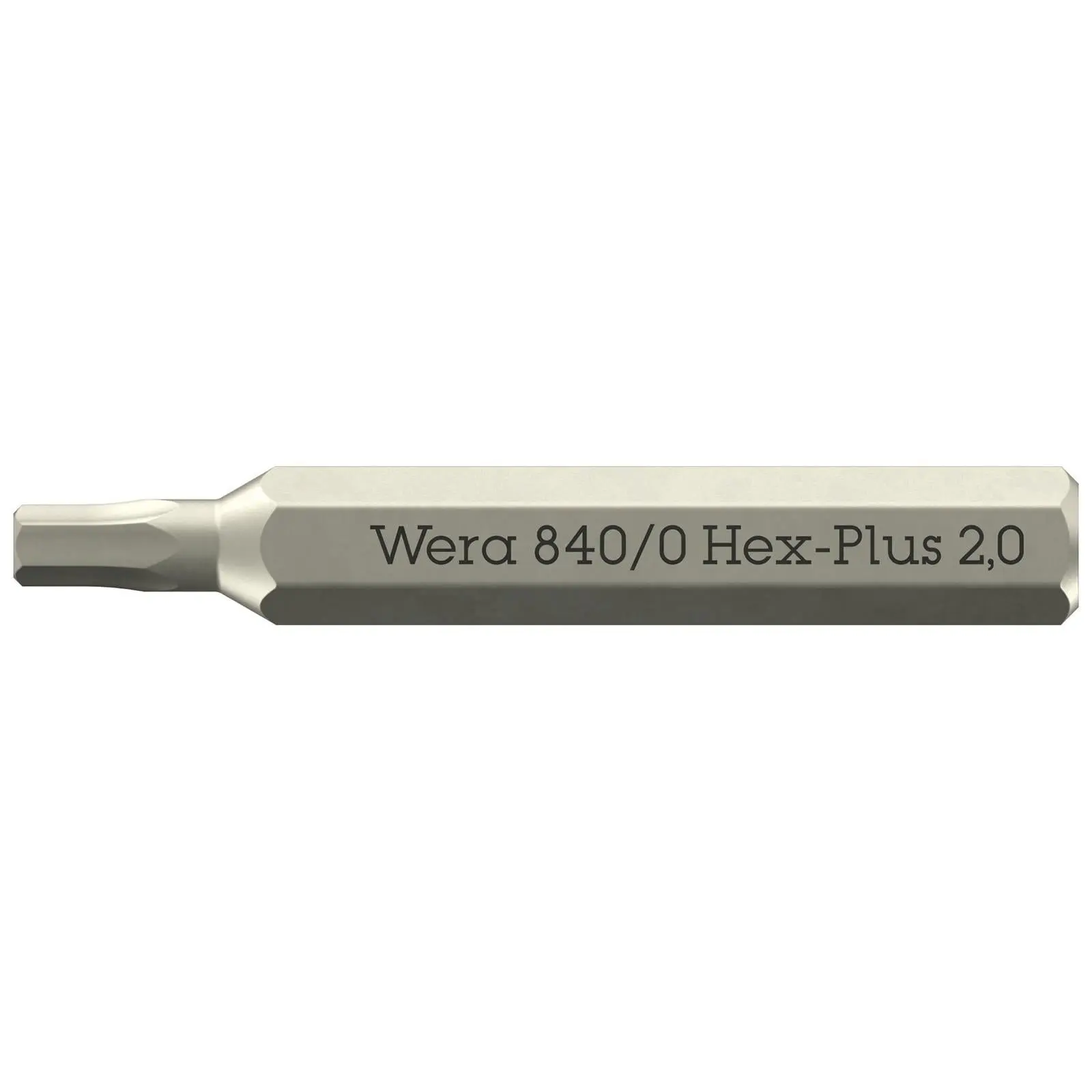 Wera Micro Precision Screwdriver Bits with 4mm Hex Drive Phillips Pozi Slotted Hex Torx - Choose Size