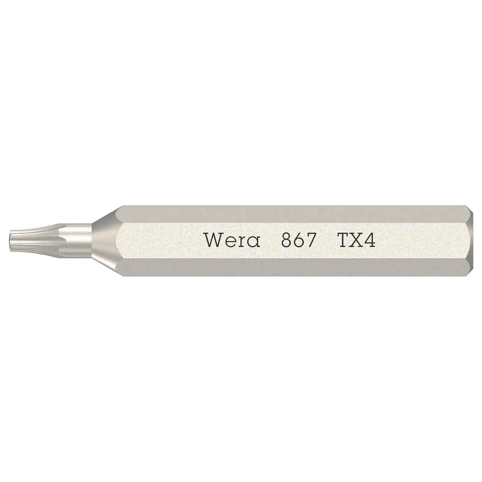 Wera Micro Precision Screwdriver Bits with 4mm Hex Drive Phillips Pozi Slotted Hex Torx - Choose Size - Image 2
