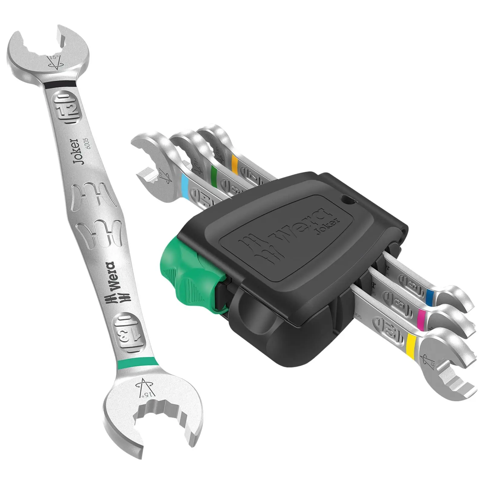 Wera Open Ended Spanner Wrench Set 4 Piece 6-13mm 6005 Joker 4 Set 1 - Image 3