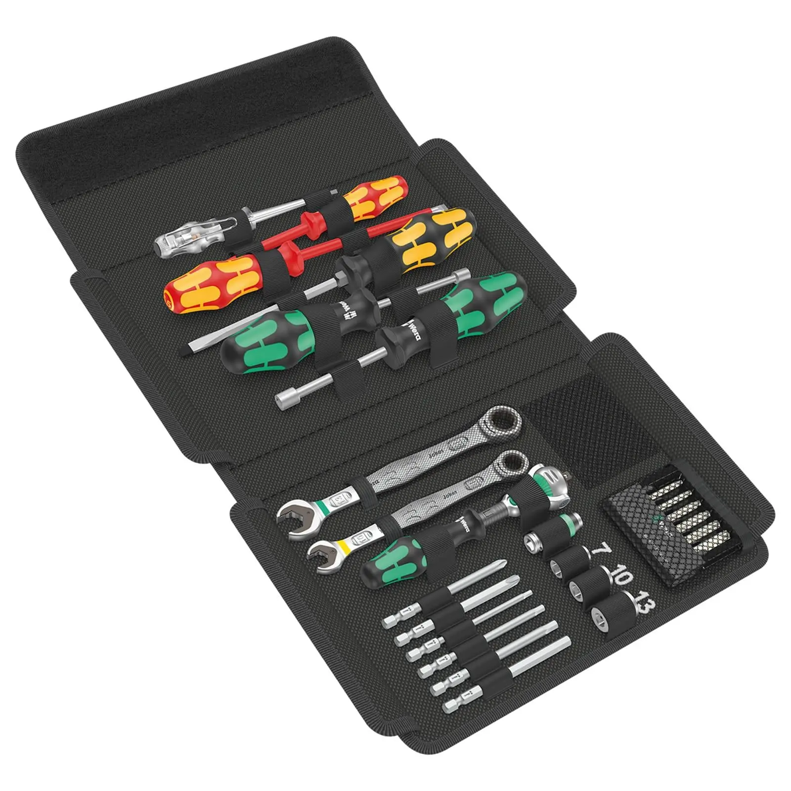 Wera Plumbers Kit 1/4" Drive 25 Piece Kraftform Kompakt SH 1 PlumbKit - Image 5