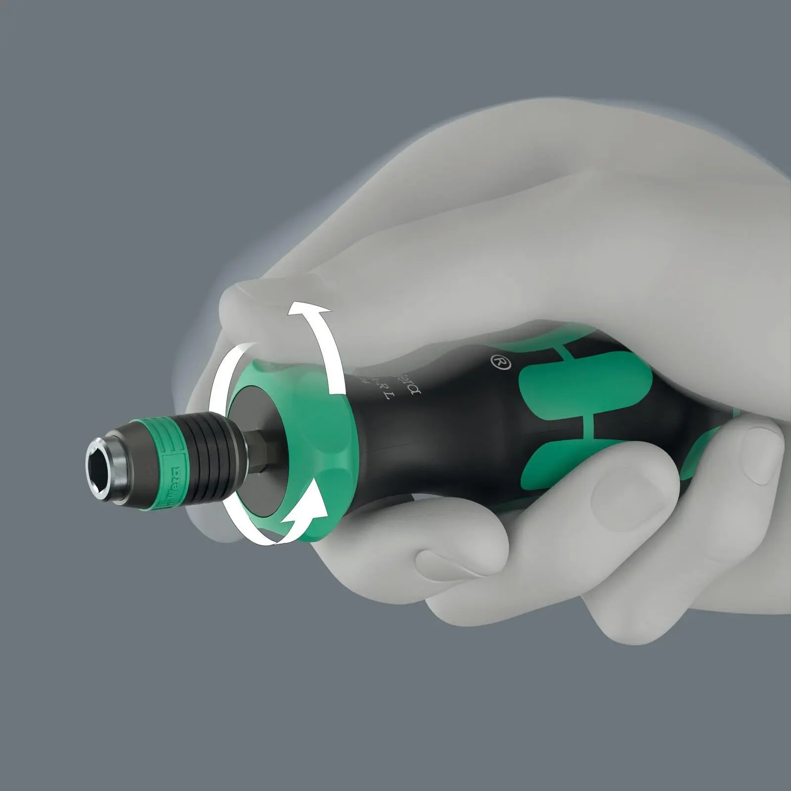 Wera Ratchet Screwdriver 838 RA-R L Bit Holding Screwdriver with Ratchet Functionality 1/4" Hex - Image 2