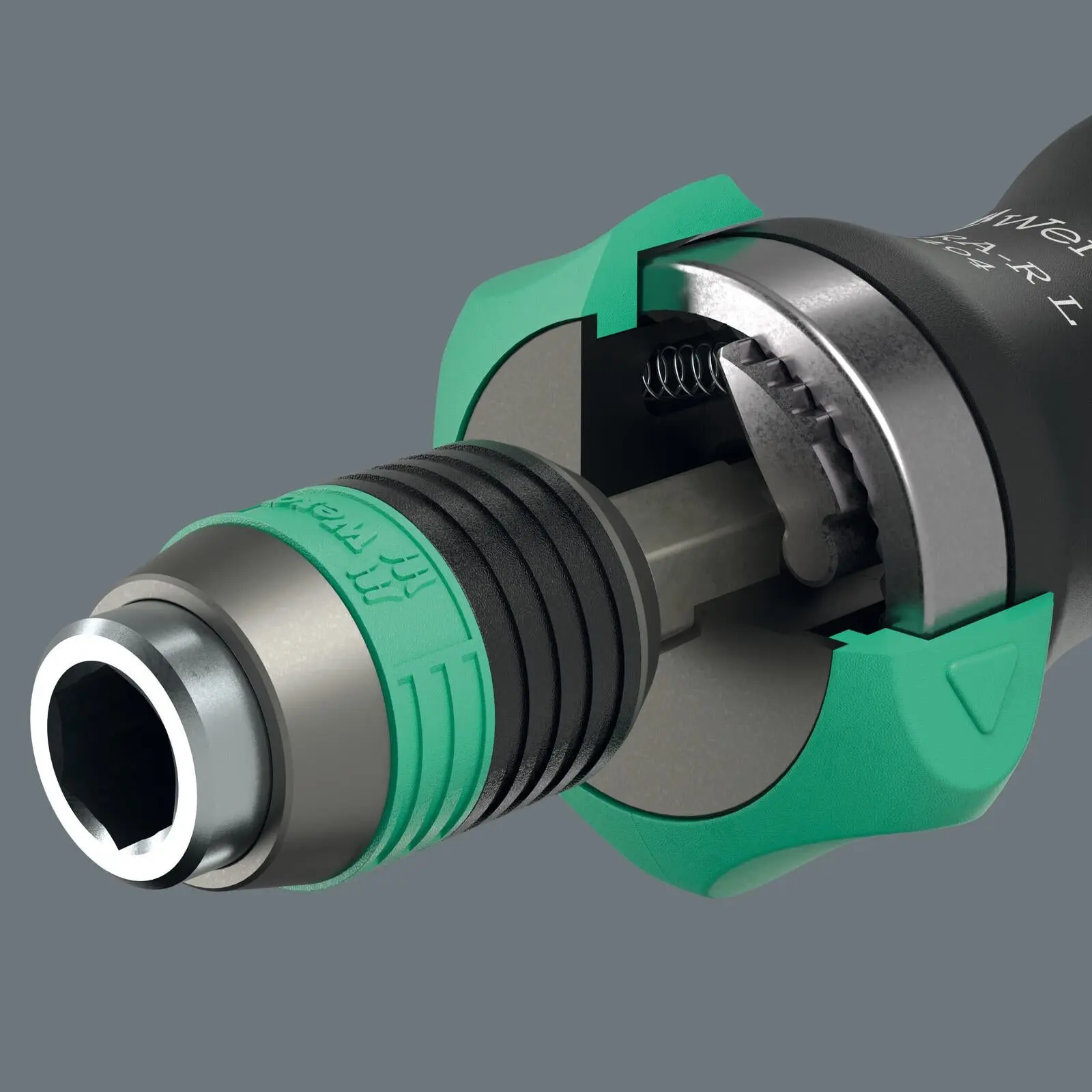 Wera Ratchet Screwdriver 838 RA-R L Bit Holding Screwdriver with Ratchet Functionality 1/4" Hex - Image 3