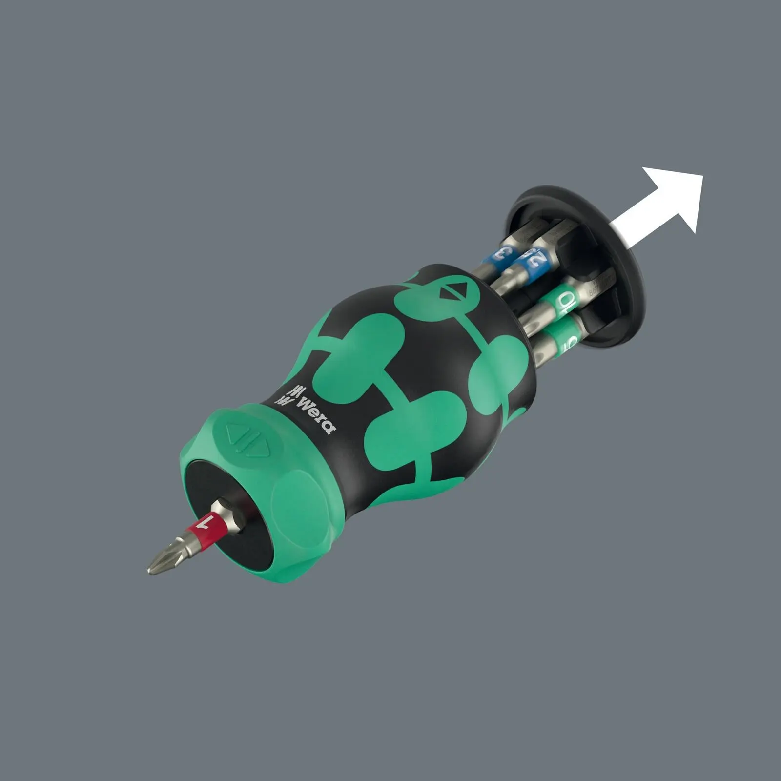 Wera Ratchet Screwdriver Kraftform Kompakt Stubby Bictcle Set 5 7 Pieces PH PZ Hex