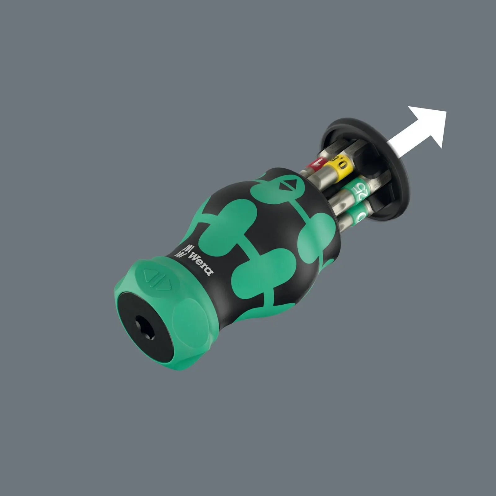 Wera Ratchet Screwdriver Kraftform Kompakt Stubby Magazine RA 1 6 Pieces PH TX SL - Image 8