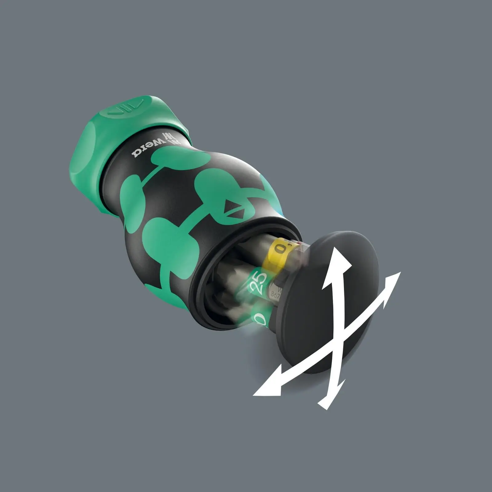 Wera Ratchet Screwdriver Kraftform Kompakt Stubby Magazine RA 1 6 Pieces PH TX SL - Image 9