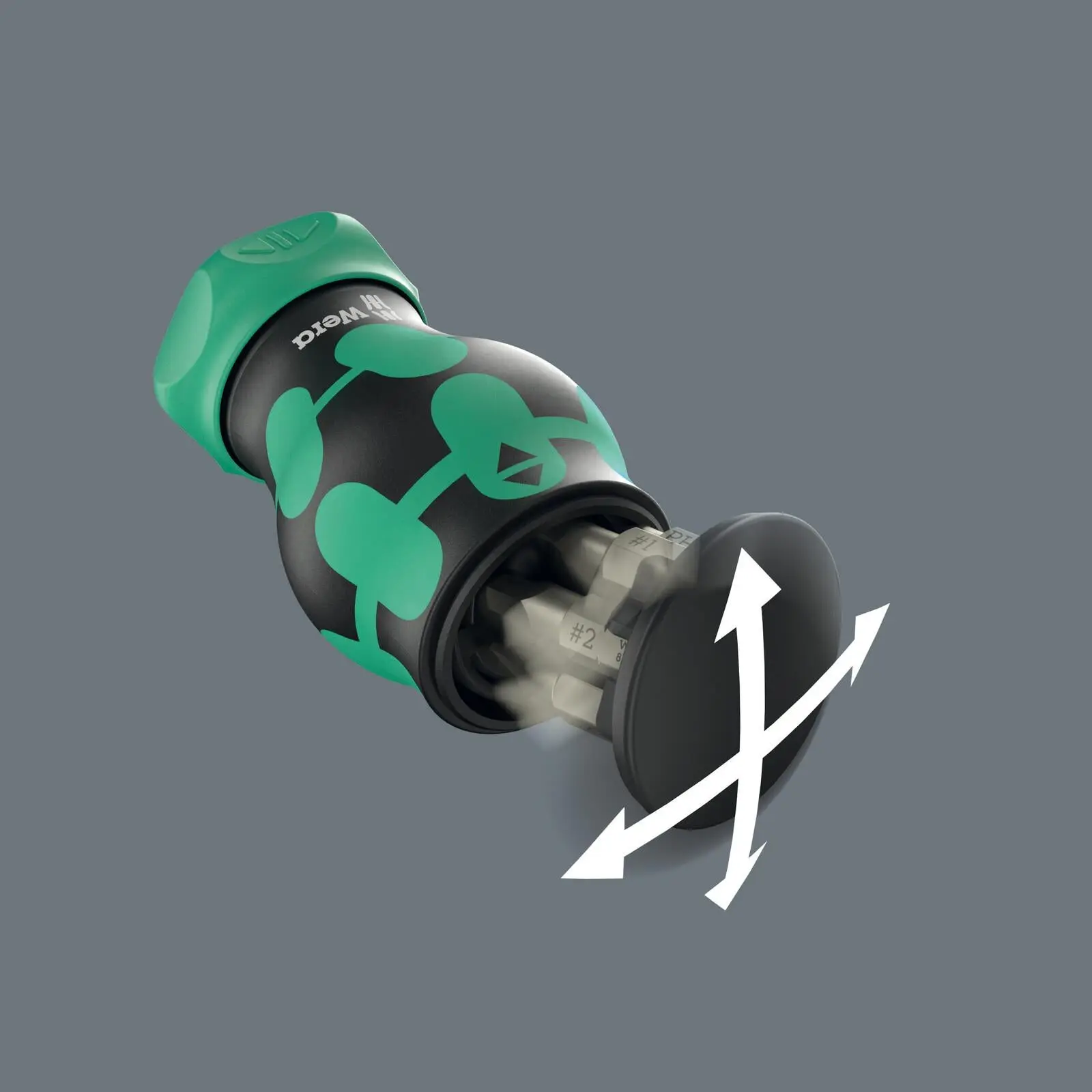 Wera Ratchet Screwdriver Kraftform Kompakt Stubby Magazine RA 4 6 Pieces PH SL SQ - Image 4