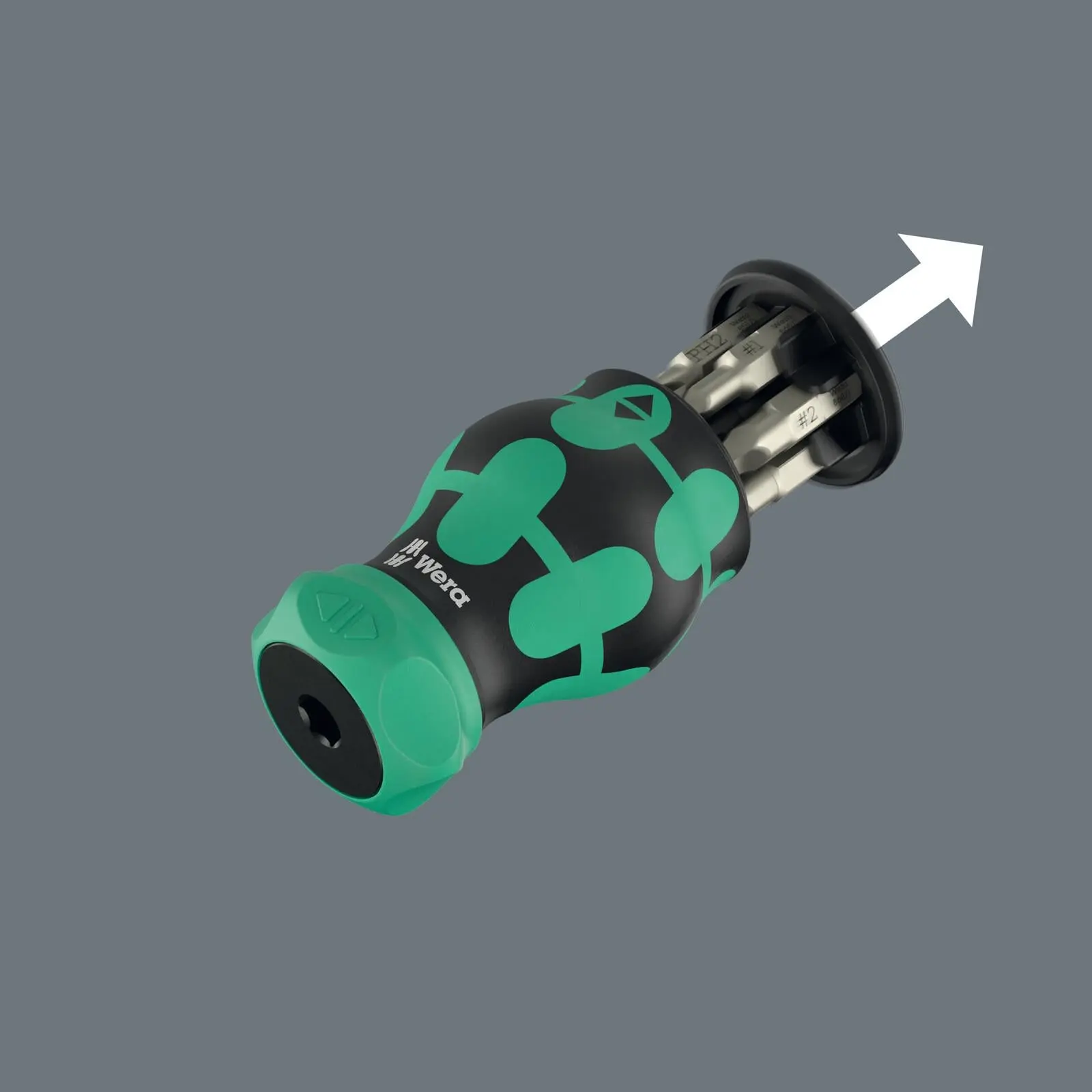 Wera Ratchet Screwdriver Kraftform Kompakt Stubby Magazine RA 4 6 Pieces PH SL SQ - Image 7