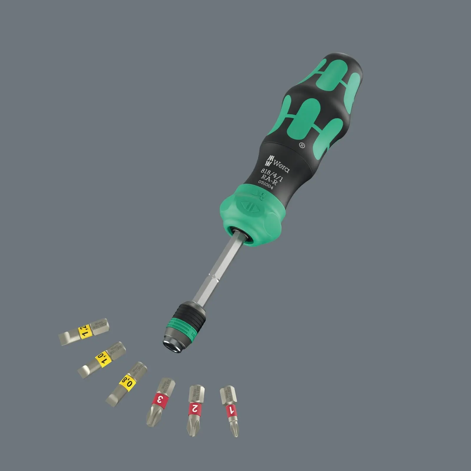 Wera Ratchet Screwdriver Set Kraftform Kompakt 20 RA-R 6 Pieces PZ PH TX SL - Image 5