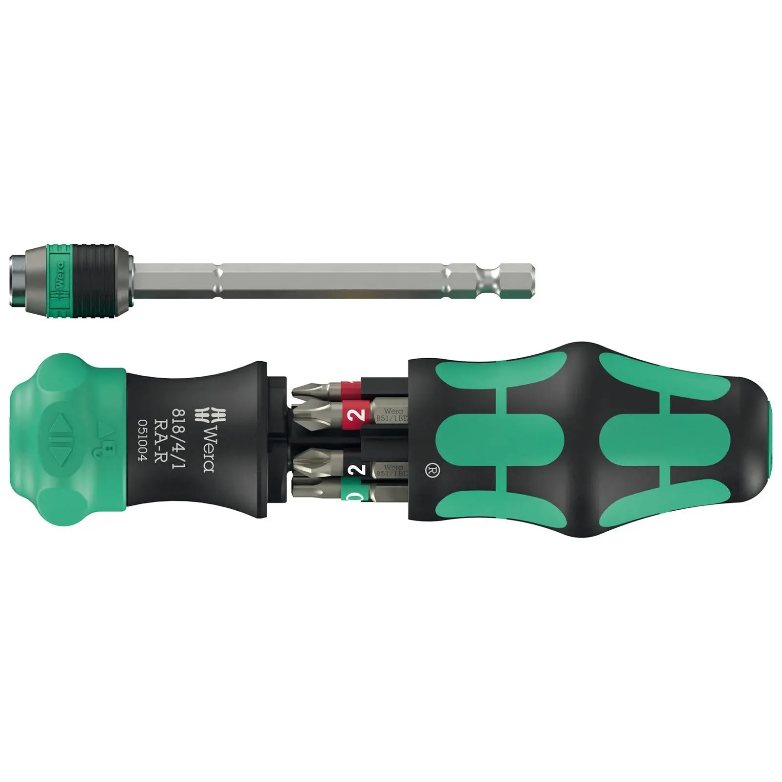 Wera Ratchet Screwdriver Set Kraftform Kompakt 20 RA-R 6 Pieces PZ PH TX SL - Image 7