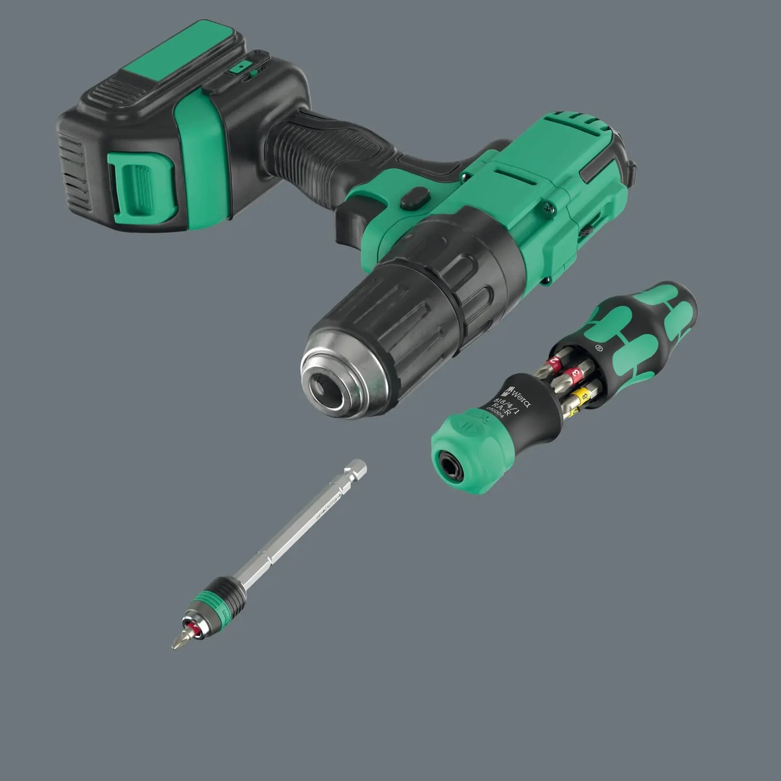 Wera Ratchet Screwdriver Set Kraftform Kompakt 20 RA-R 6 Pieces PZ PH TX SL - Image 8