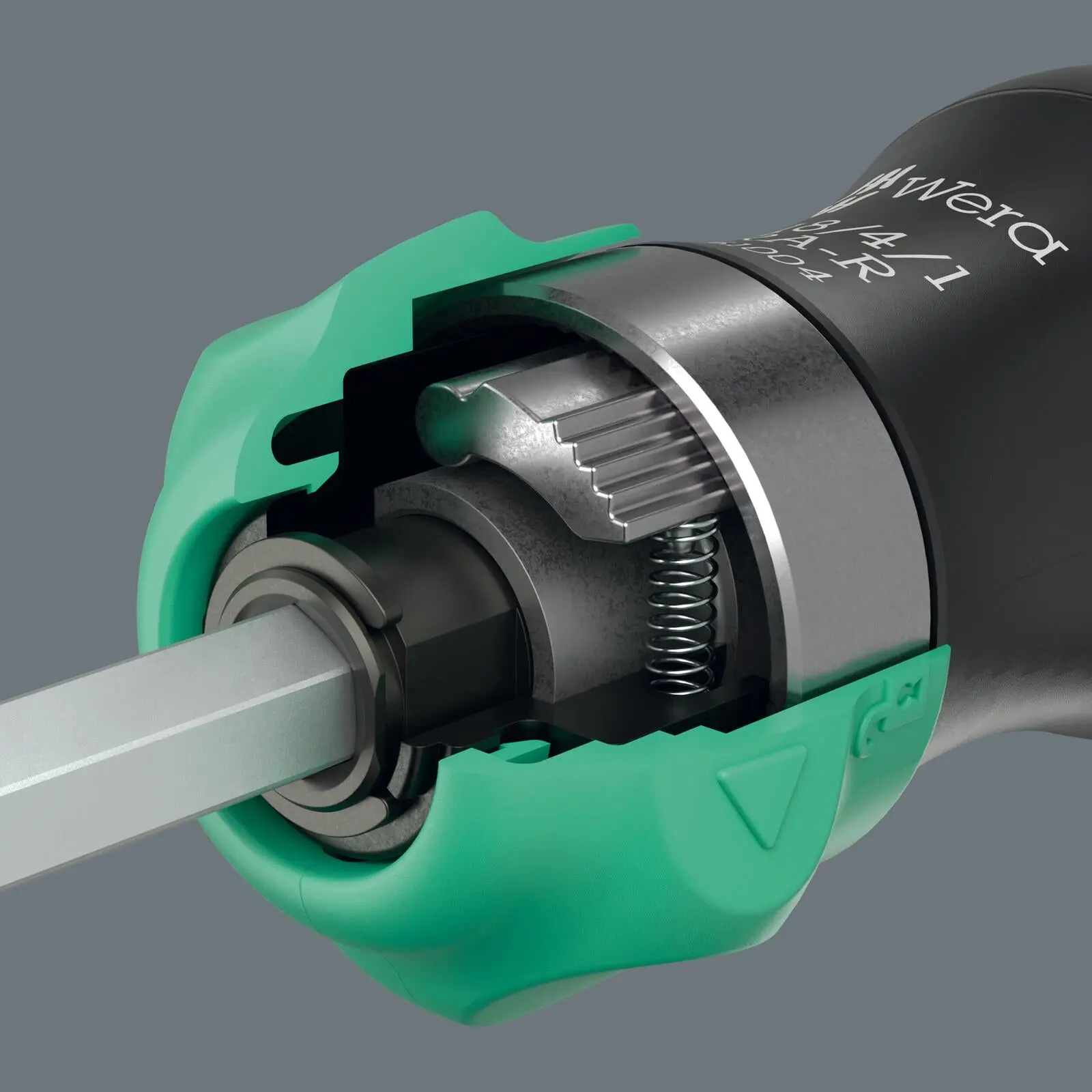 Wera Ratchet Screwdriver Set Kraftform Kompakt 26 RA-R with Pouch 6 Pieces PH SL SQ - Image 7