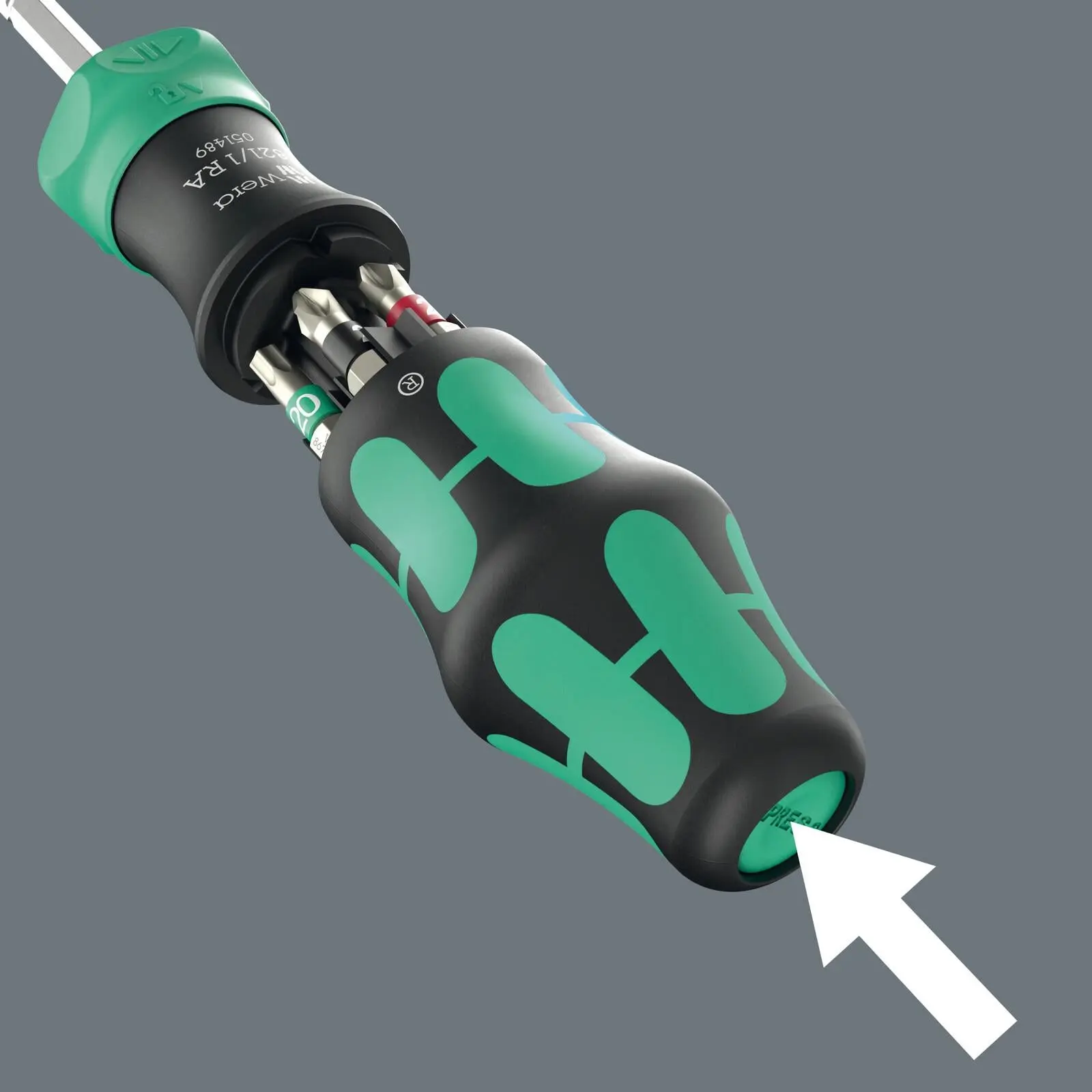 Wera Ratchet Screwdriver Set Kraftform Kompakt 28 RA 1 6 Pieces PH PZ TX SL - Image 7