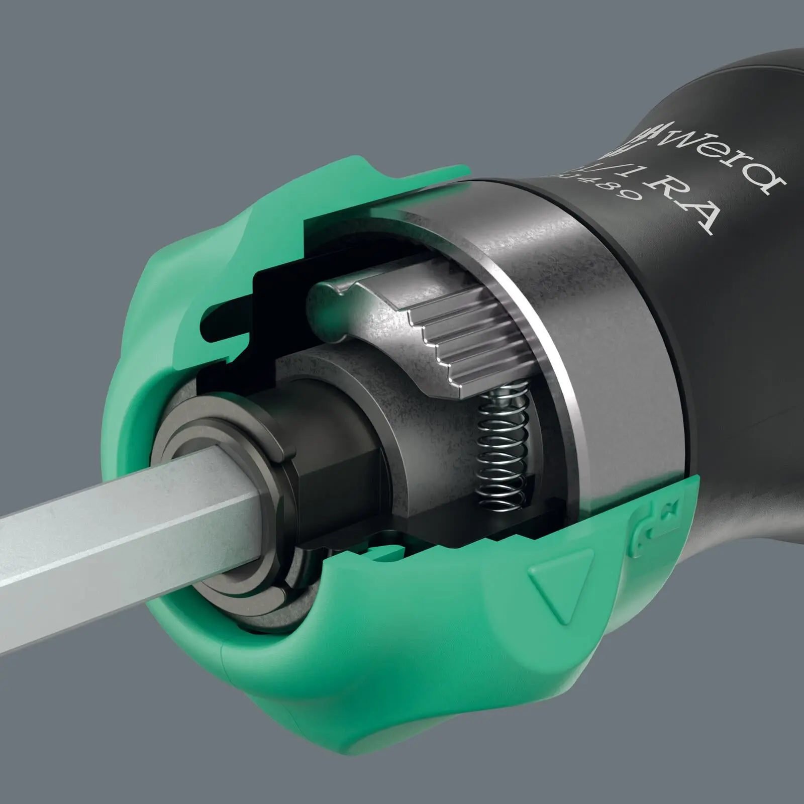Wera Ratchet Screwdriver Set Kraftform Kompakt 28 RA with Pouch 6 Pieces PH PZ TX SL - Image 5