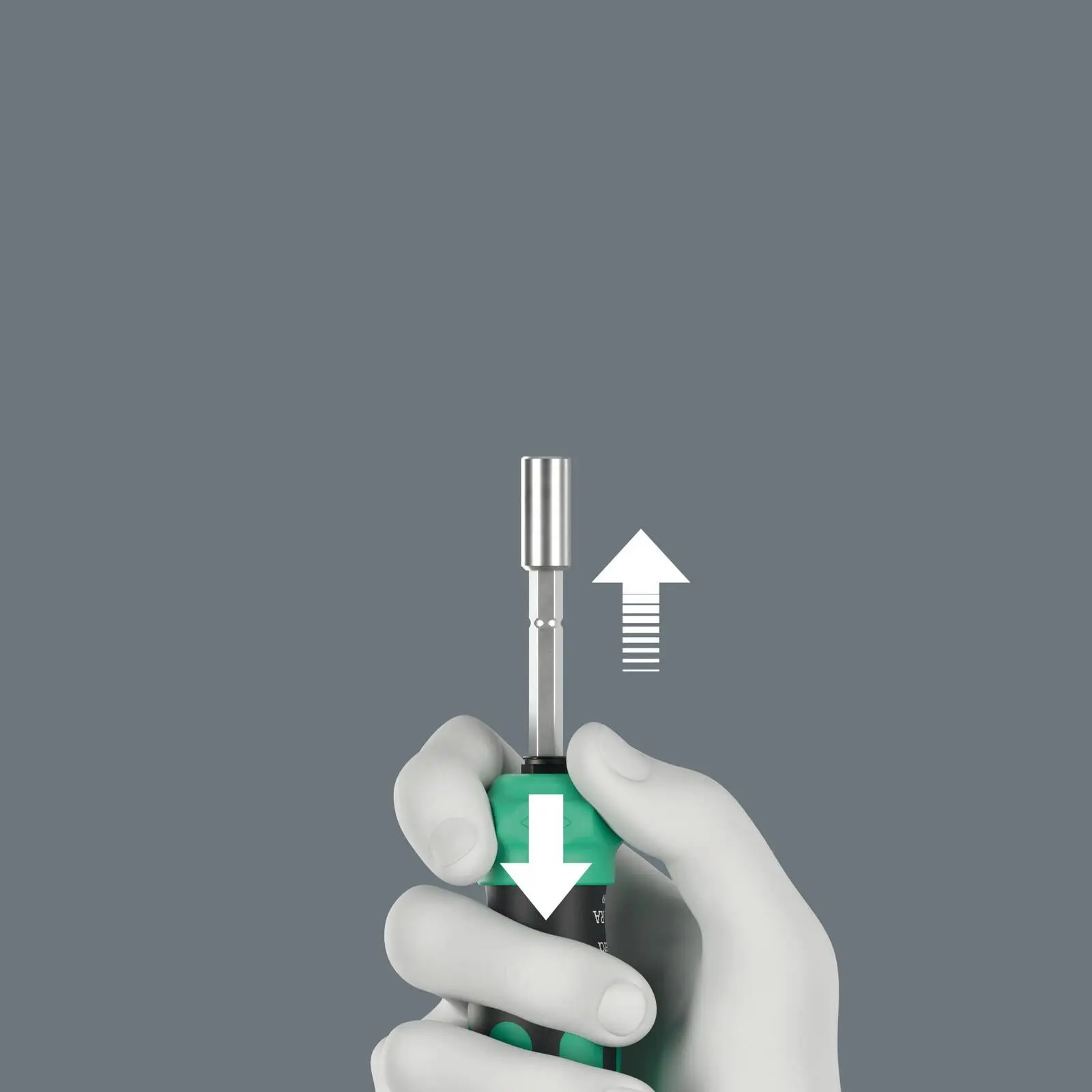 Wera Ratchet Screwdriver Set Kraftform Kompakt 28 RA with Pouch 6 Pieces PH PZ TX SL - Image 8