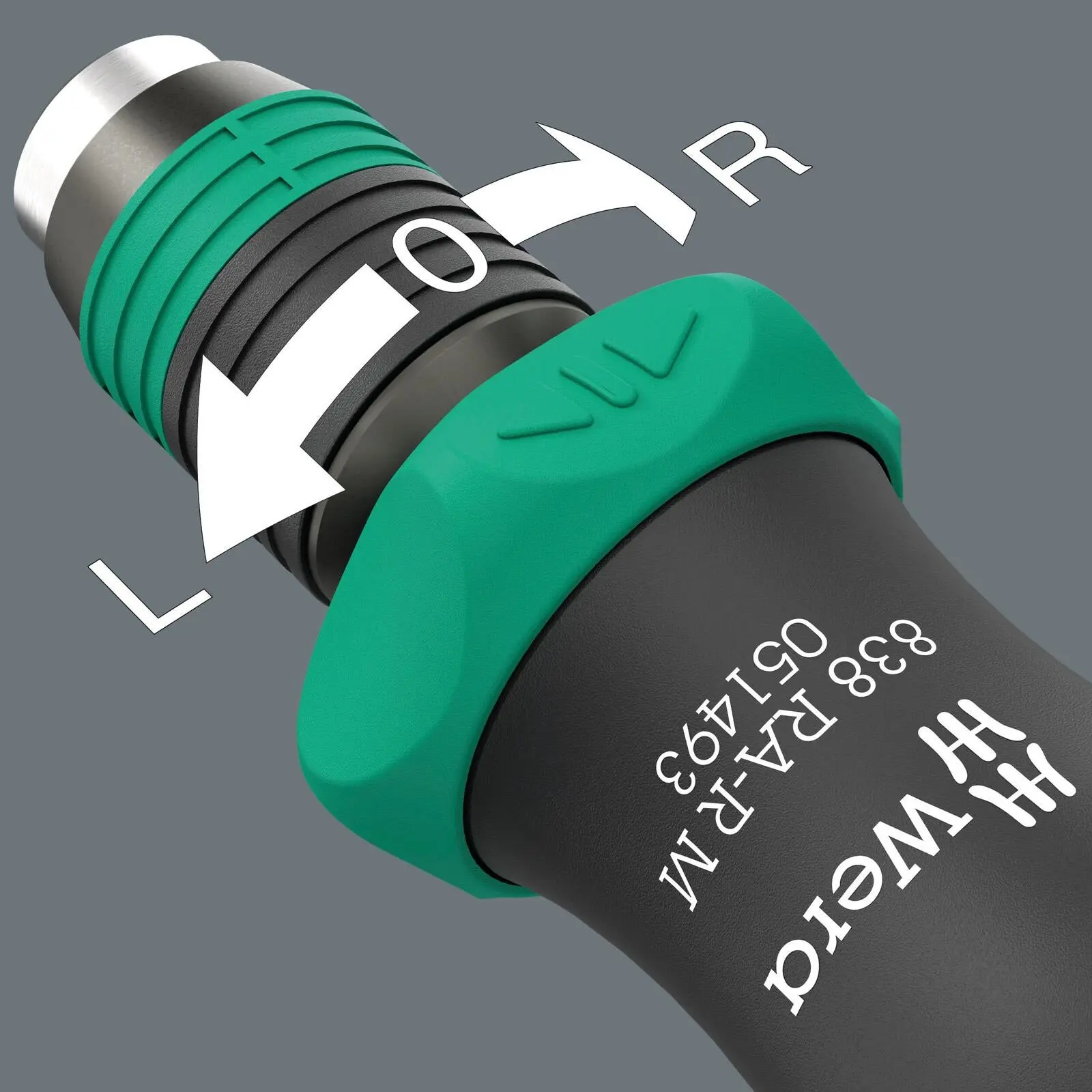 Wera Ratchet Screwdriver Set Kraftform Kompakt KK 838 RA-R M Imperial Set 1 15 Pieces PH TX SQ SL Hex - Image 8