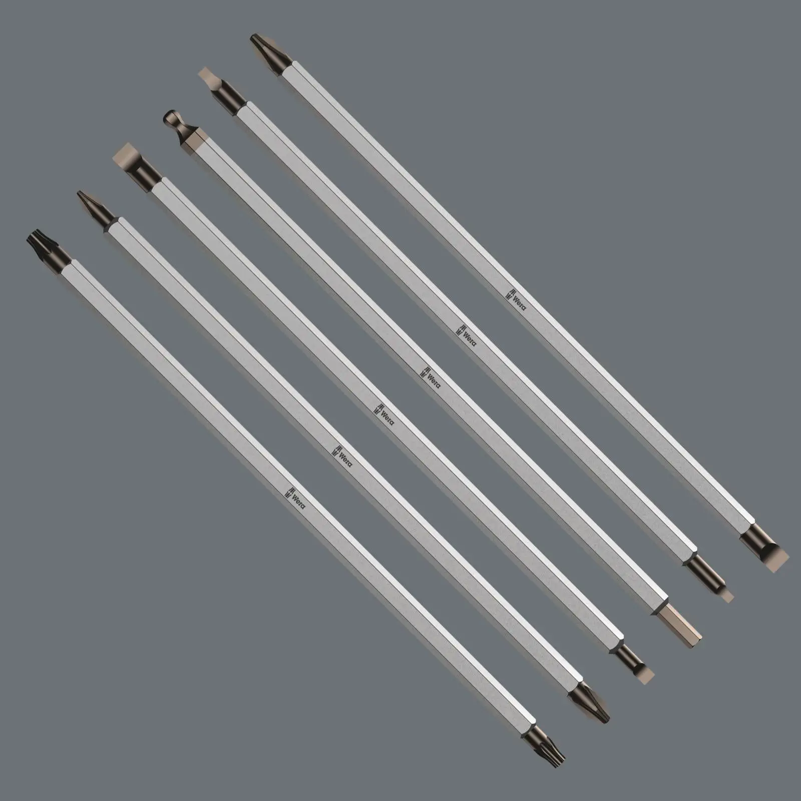 Wera Ratchet Screwdriver Set Kraftform Kompakt Vario RA 7 Pieces PH PZ TX SL