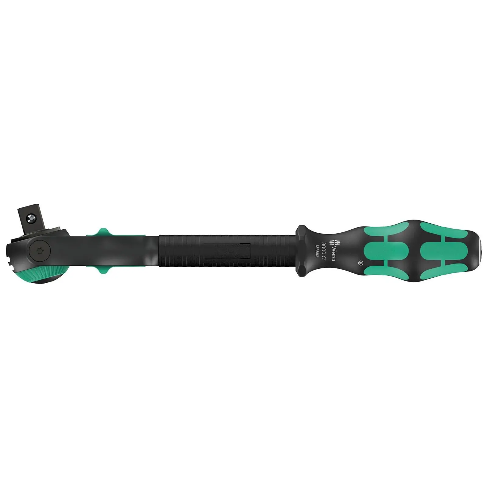 Wera Ratchet Wrench 8000 C Black Edition Zyklop Speed Ratchet with 1/2" Drive - Image 6