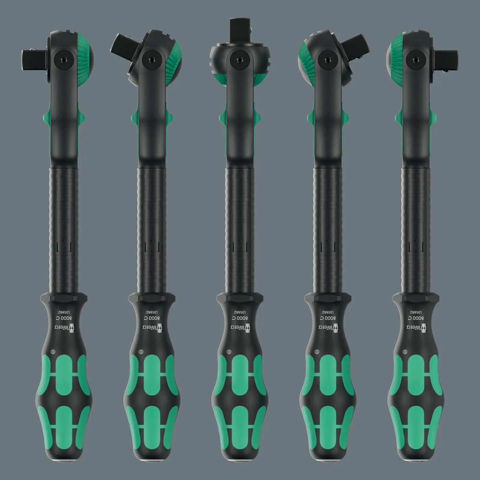 Wera Ratchet Wrench 8000 C Black Edition Zyklop Speed Ratchet with 1/2" Drive - Image 8
