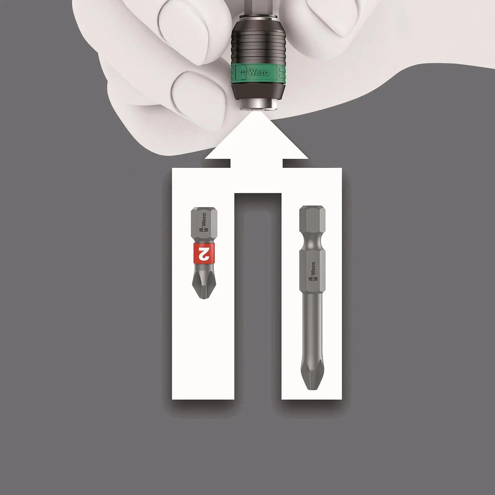 Wera Screwdriver Bit Set 61 Piece Bit Safe 61 BiTorsion 1 with Rapidaptor Bit Holder - Image 7
