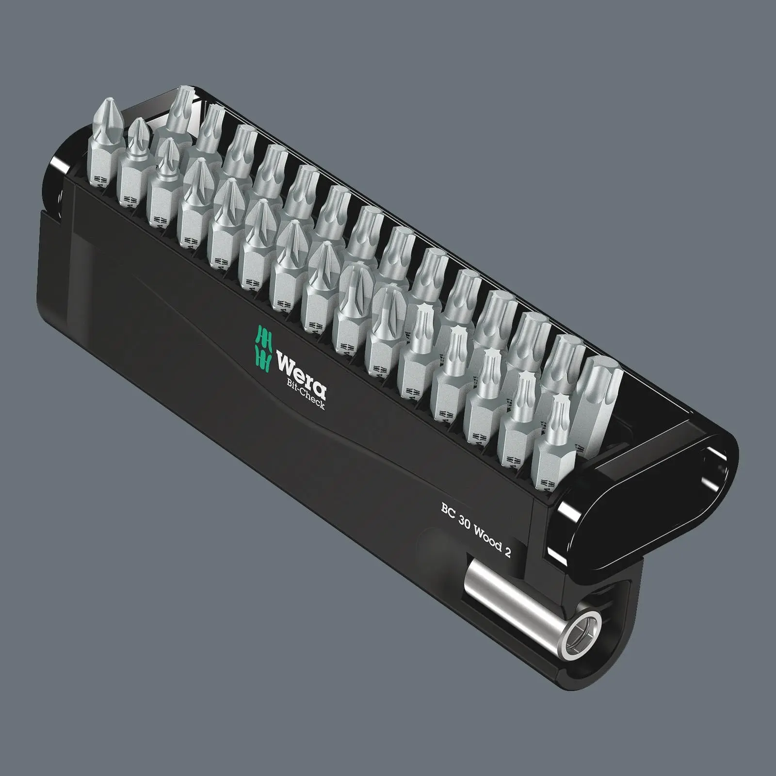 Wera Screwdriver Bit Set with Bit Holder Bit Check 30 Wood 2 SB 30 Pieces PH PZ TX - Image 2