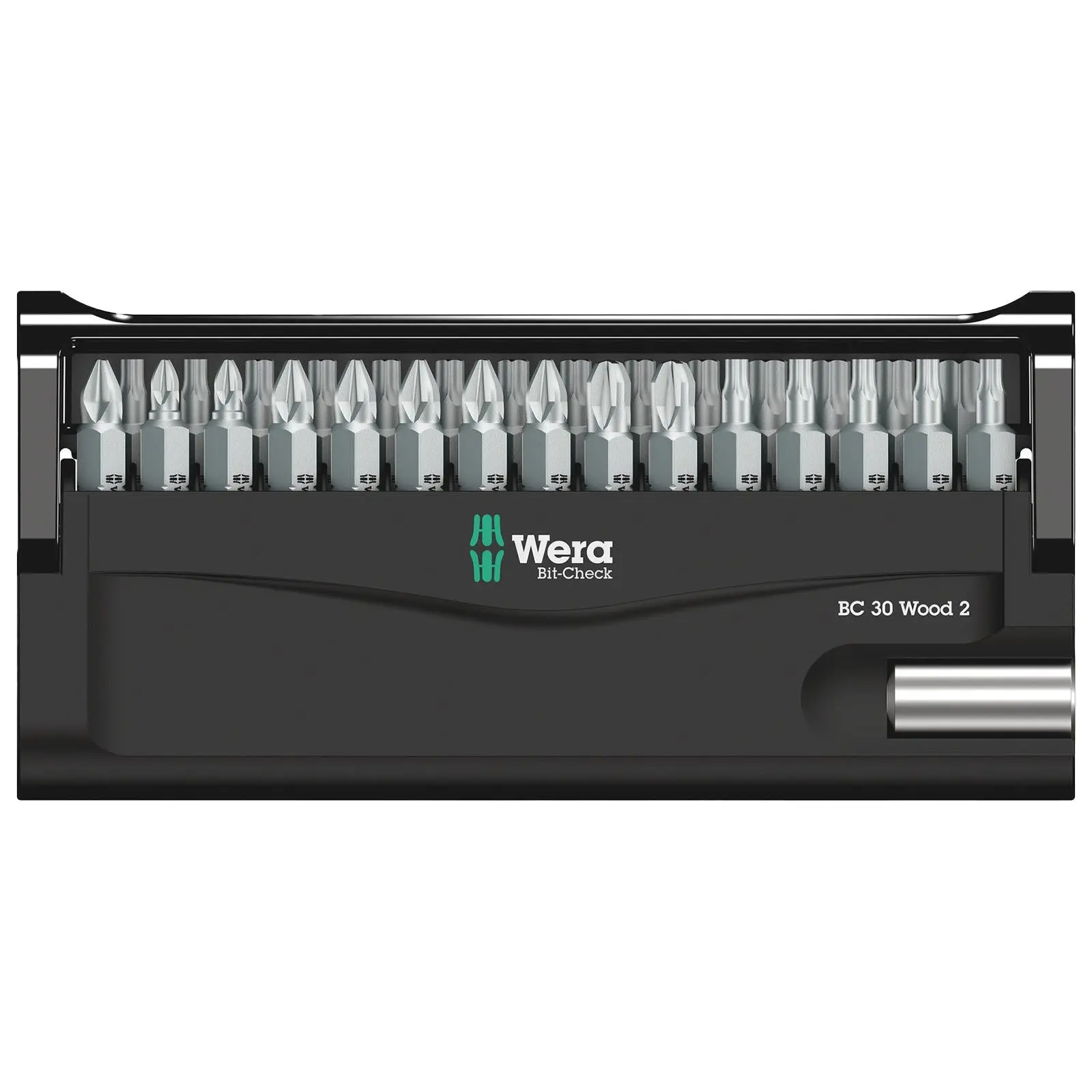 Wera Screwdriver Bit Set with Bit Holder Bit Check 30 Wood 2 SB 30 Pieces PH PZ TX - Image 3