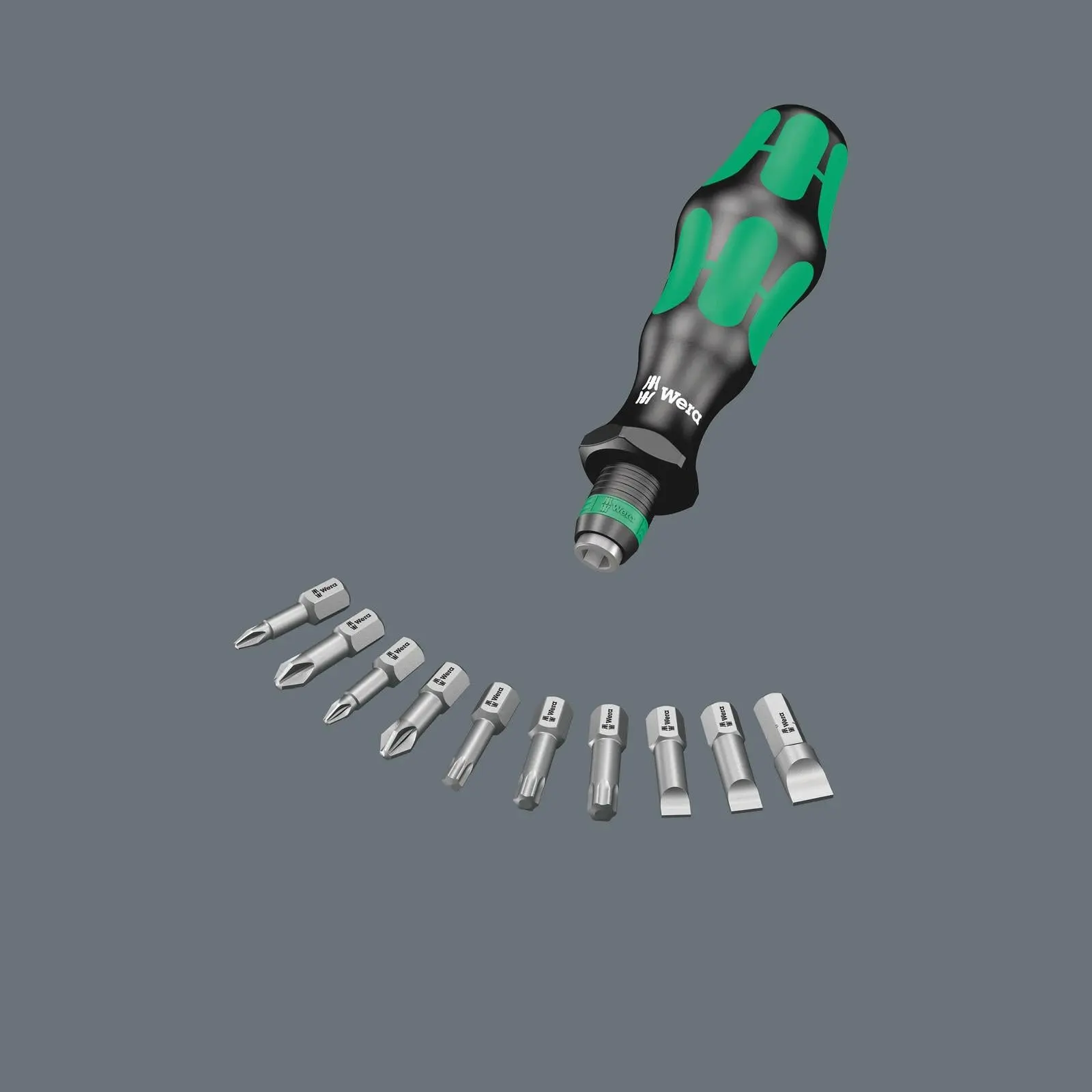 Wera Screwdriver Set 1/4" Hex Kraftform Kompakt KK 70 Universal 32 Pieces PH PZ TX BO SL Hex - Image 4