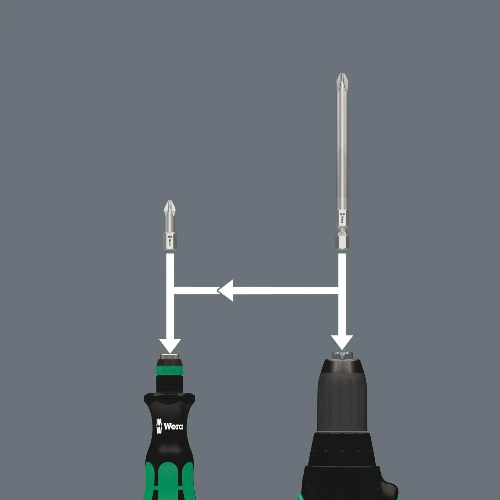 Wera Screwdriver Set 1/4" Hex Kraftform Kompakt KK 70 Universal 32 Pieces PH PZ TX BO SL Hex - Image 9