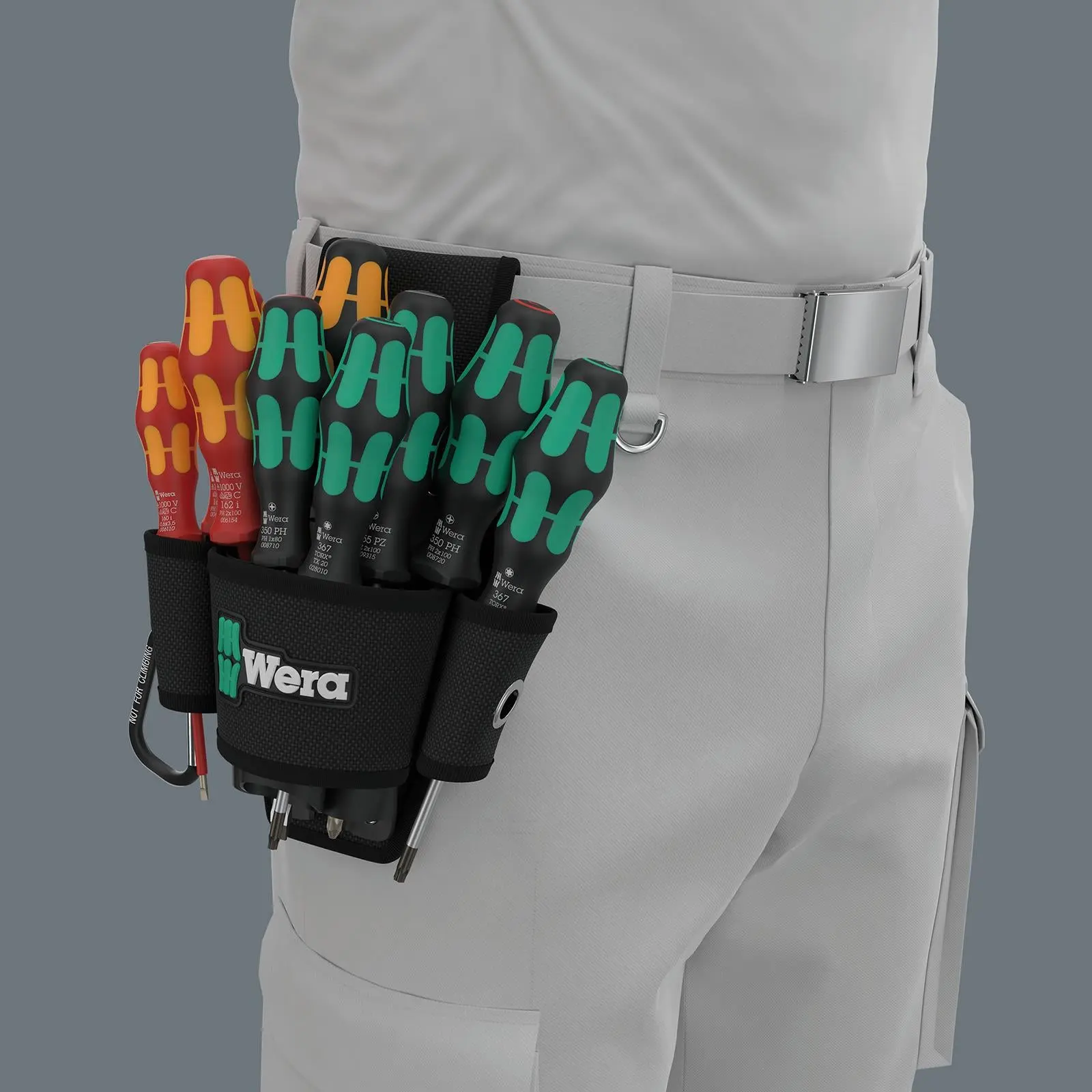 Wera Screwdriver Set 9620 Belt Holster Set 1 VDE Phillips Pozi Torx Slotted 10 Pieces - Image 5