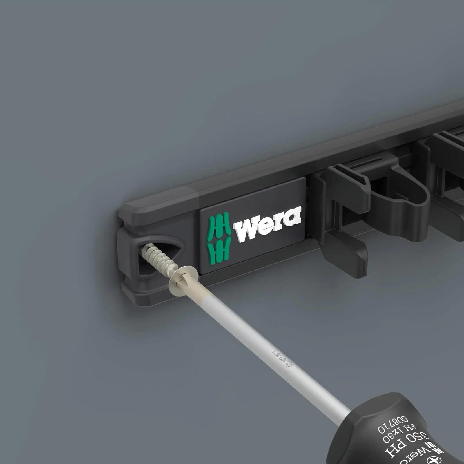 Wera Screwdriver Set 9650 Magnetic Rail Kraftform 9 Pieces PH PZ TX SL - Image 7