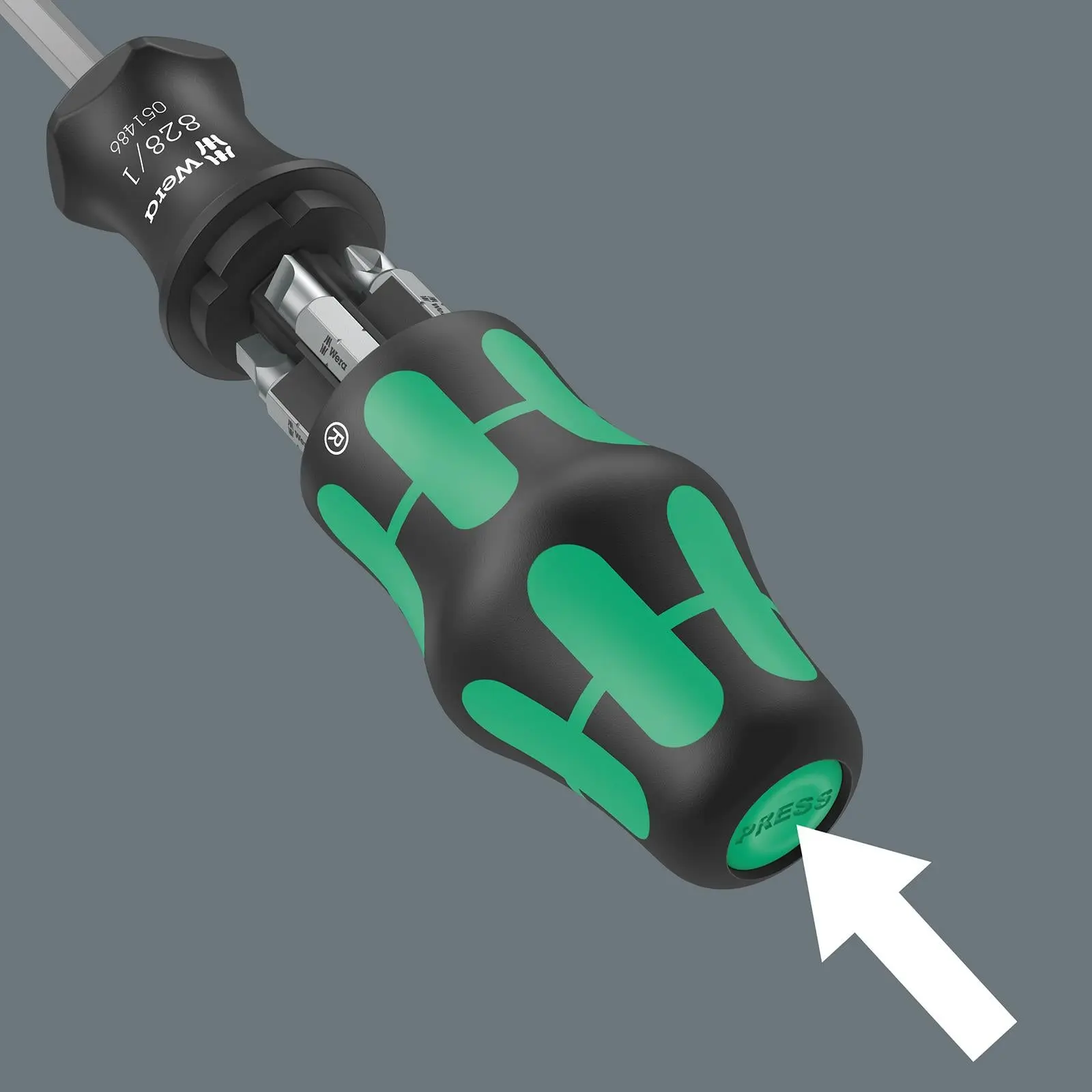 Wera Screwdriver Set Bit Holding 7 Piece Kraftform Kompakt 27 Imperial Set 1 - Image 4