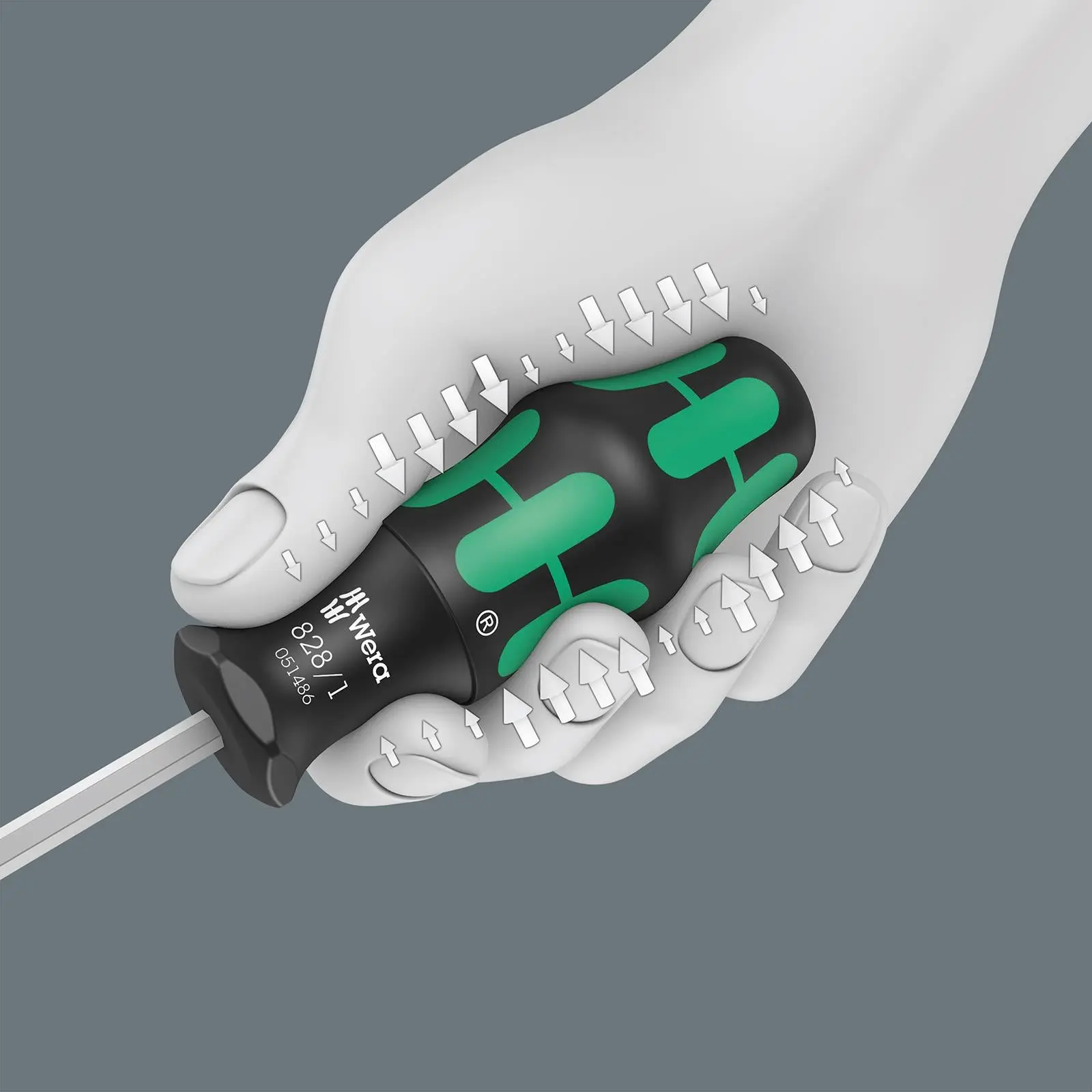 Wera Screwdriver Set Bit Holding 7 Piece Kraftform Kompakt 27 Imperial Set 1 - Image 7